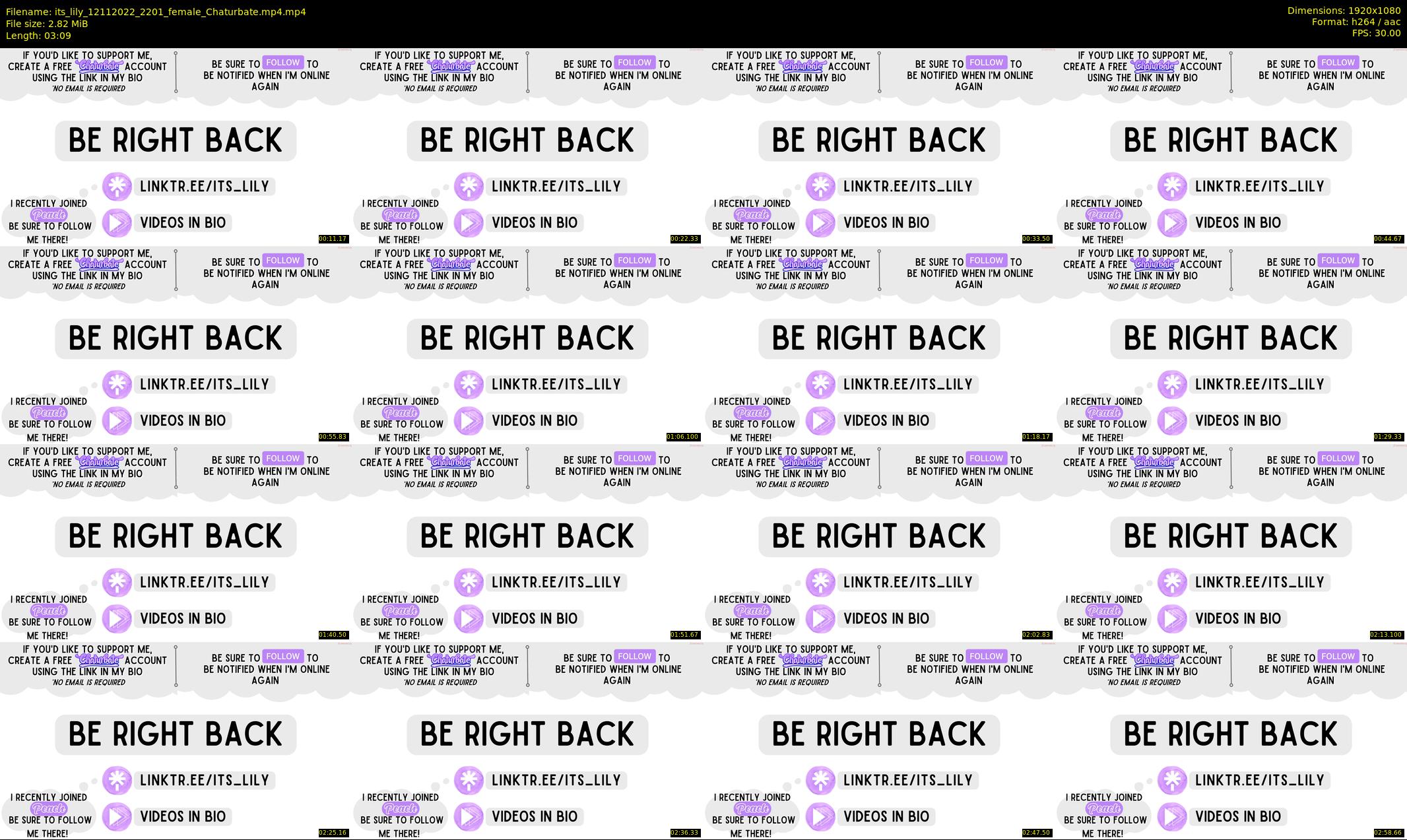 its_lily — 4 minute Chaturbate female cam show recording, 1080p, Nov 12, 2022