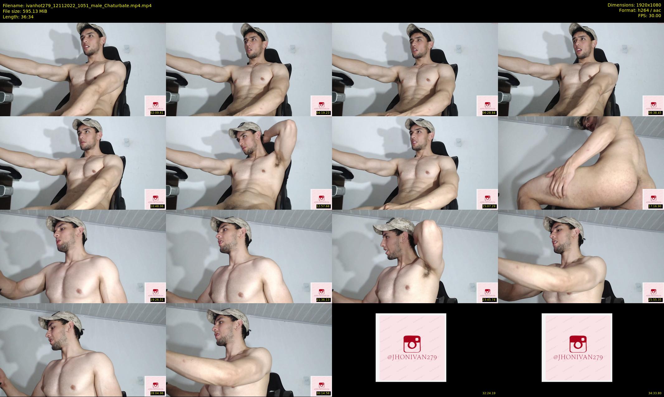 ivanhot279 — 37 minute Chaturbate male cam show recording, 1080p, Nov 12, 2022