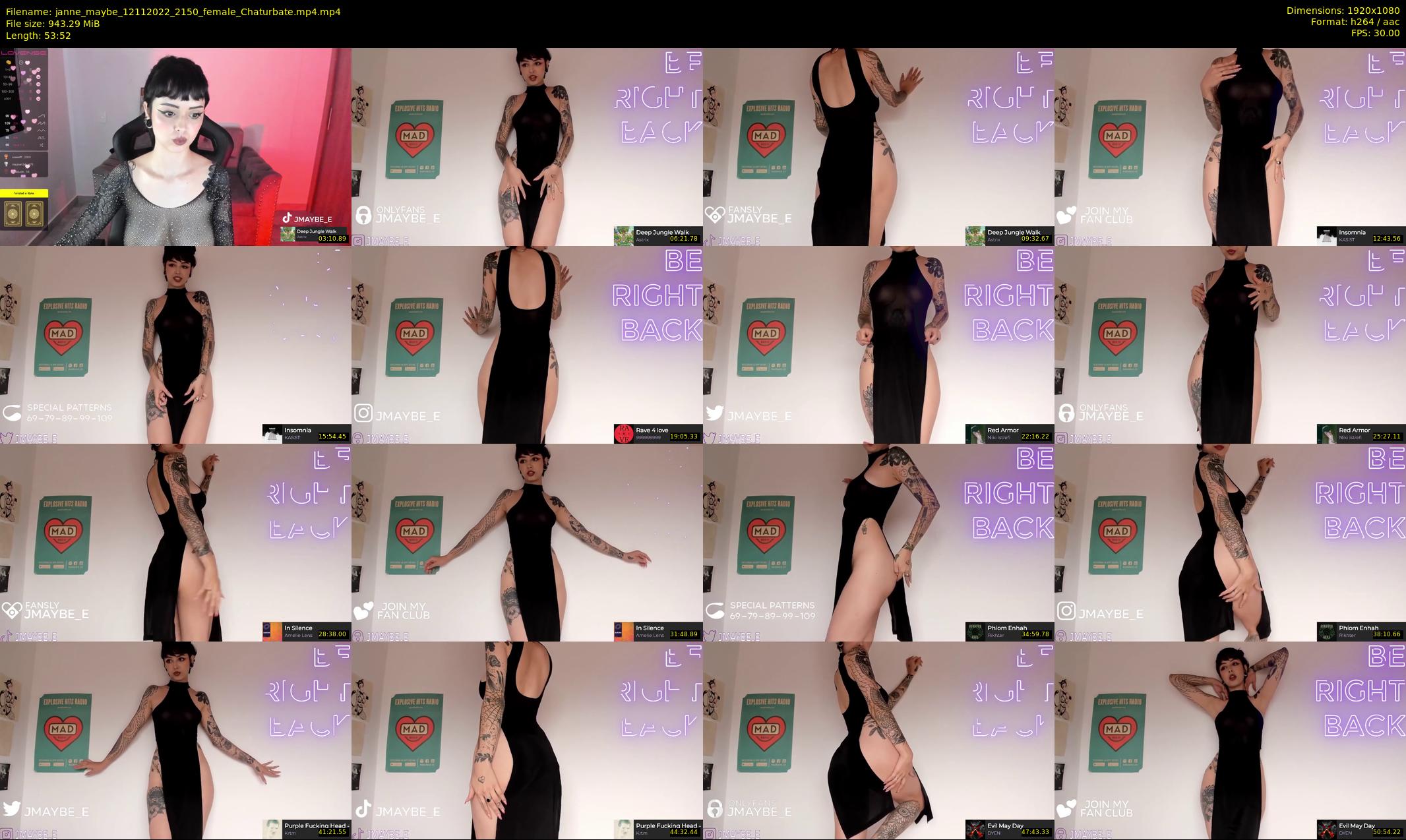 janne_maybe — 54 minute Chaturbate female cam show recording, 1080p, Nov 12, 2022