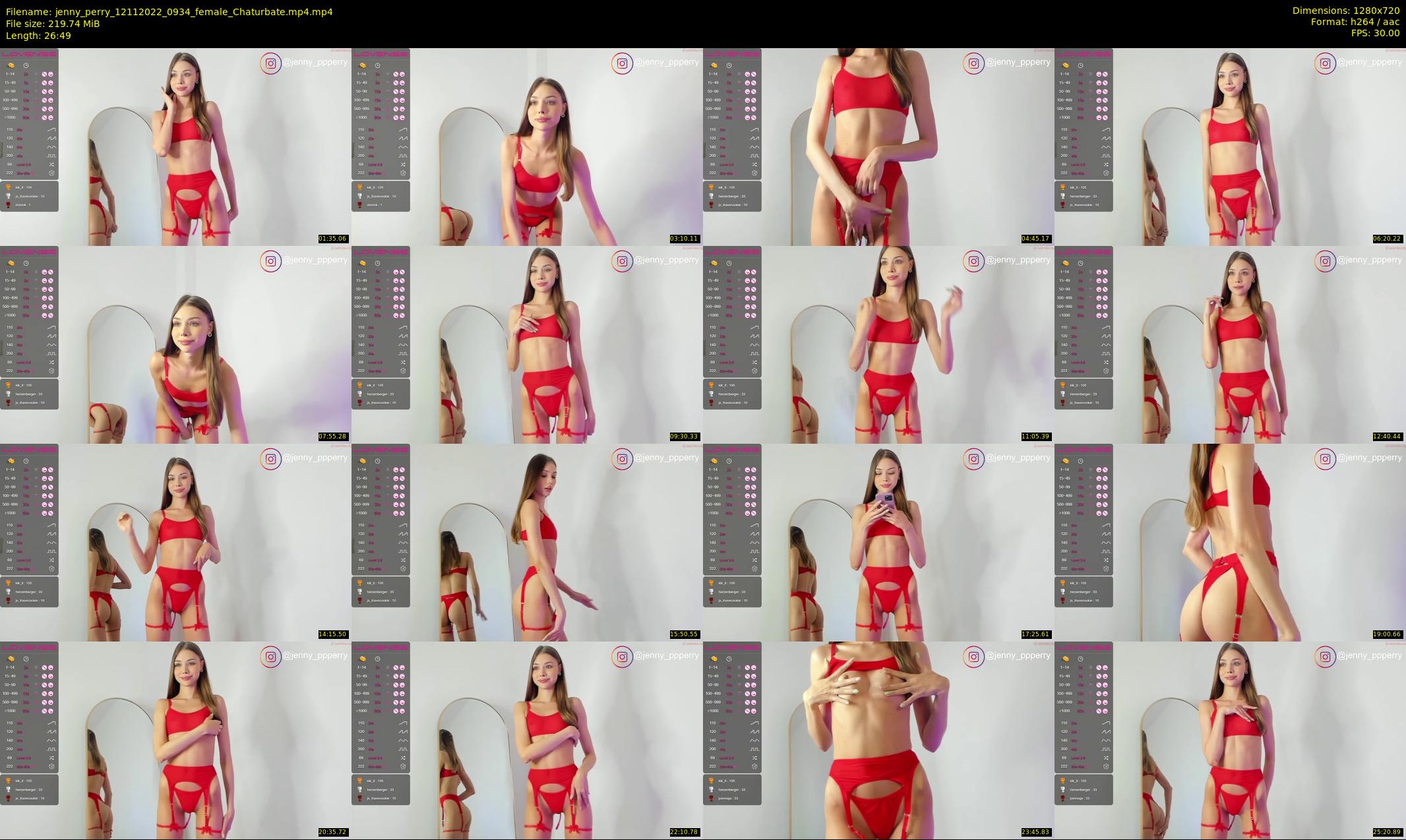 jenny_perry — 27 minute Chaturbate female cam show recording, 720p, Nov 12, 2022