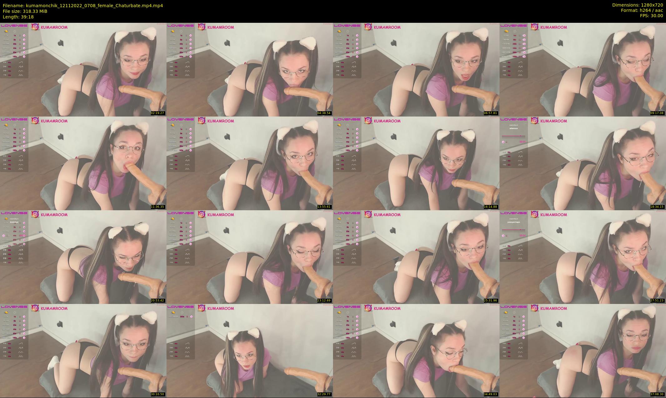 kumamonchik — 40 minute Chaturbate couple cam show recording, 720p, Nov 12, 2022