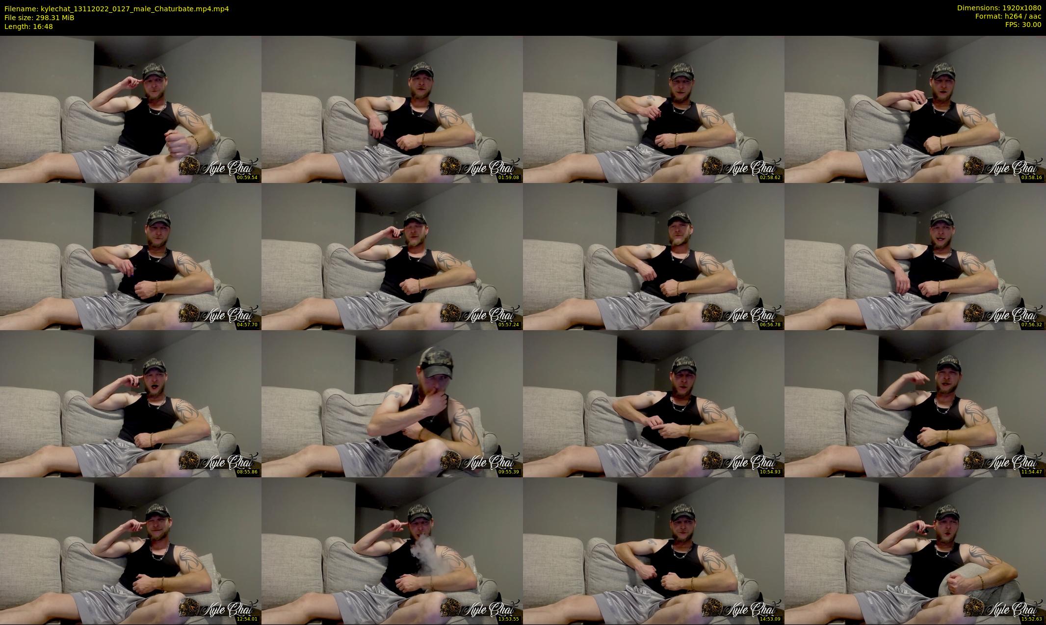 kylechat — 17 minute Chaturbate male cam show recording, 1080p, Nov 13, 2022