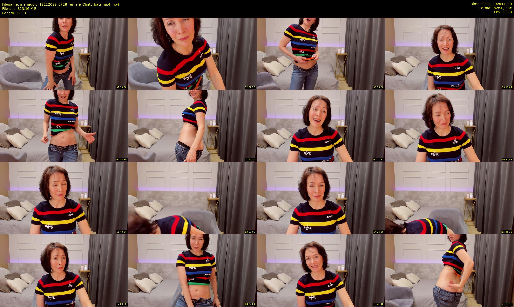 mariagold — 23 minute Chaturbate female cam show recording, 1080p, Nov 12, 2022