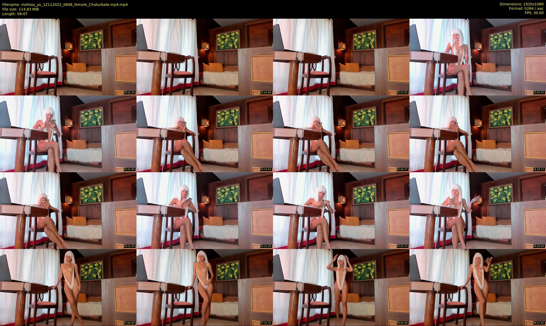 melissa_yo — 10 minute Chaturbate female cam show recording, 1080p, Nov 12, 2022