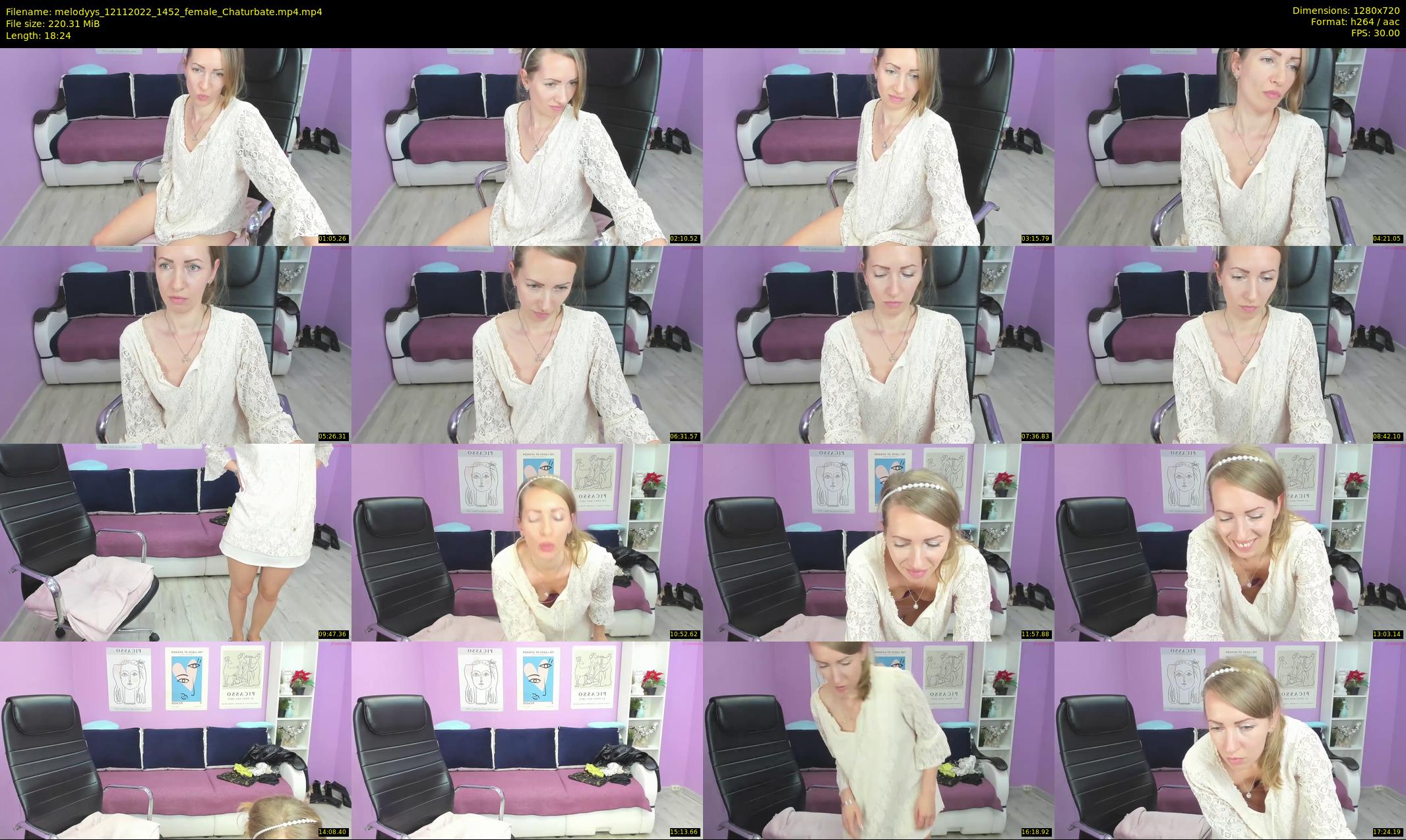 melodyys — 19 minute Chaturbate female cam show recording, 720p, Nov 12, 2022