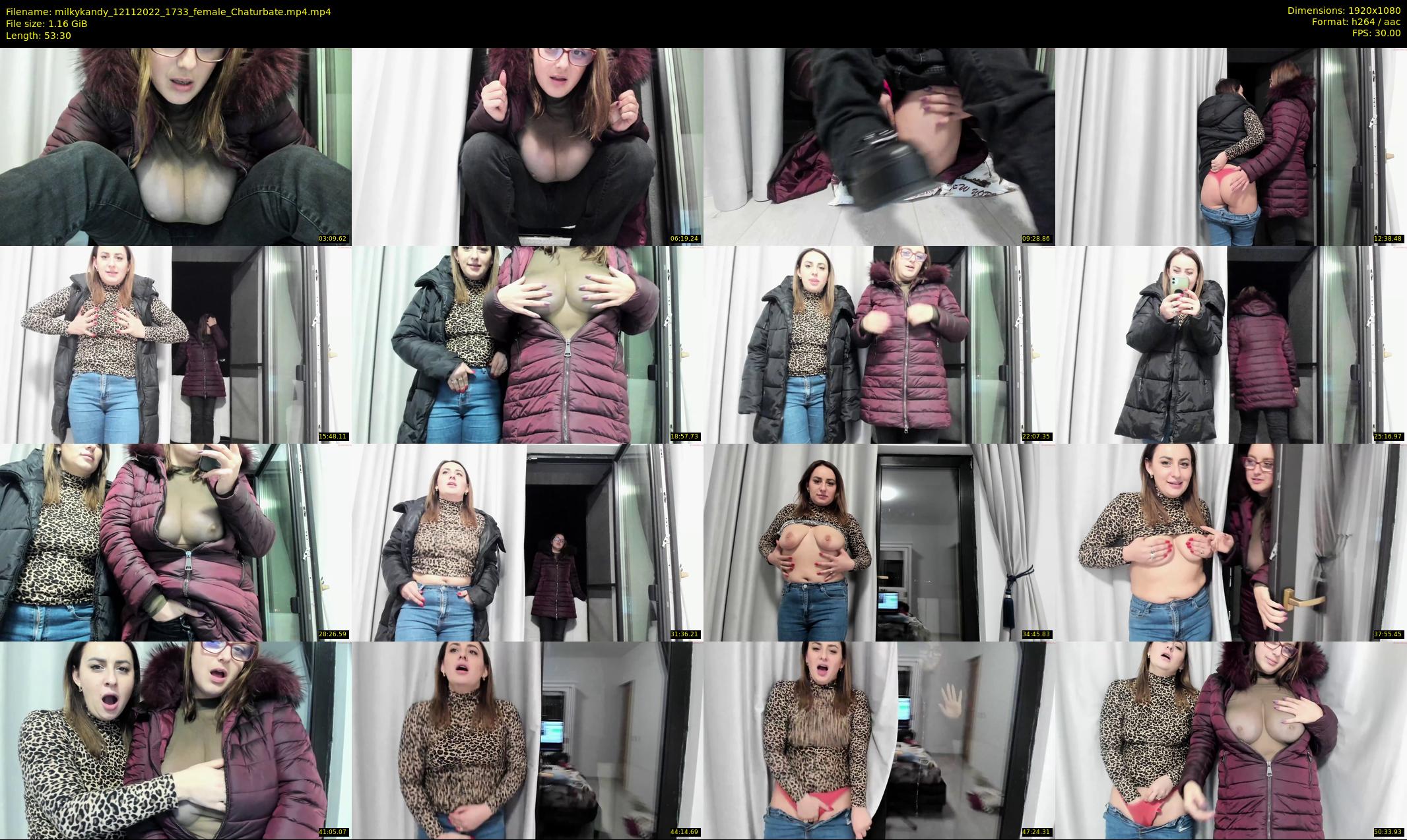 milkykandy — 54 minute Chaturbate female cam show recording, 1080p, Nov 12, 2022