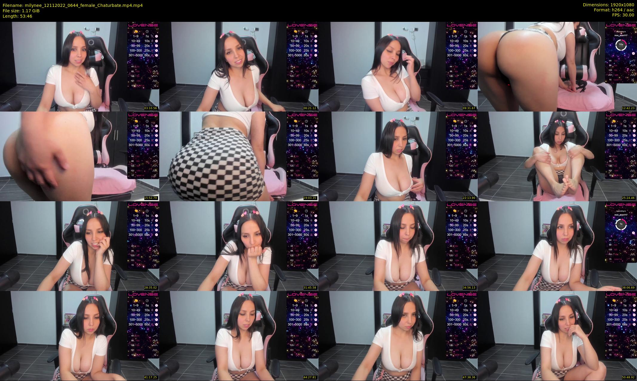 milynee — 54 minute Chaturbate female cam show recording, 1080p, Nov 12, 2022