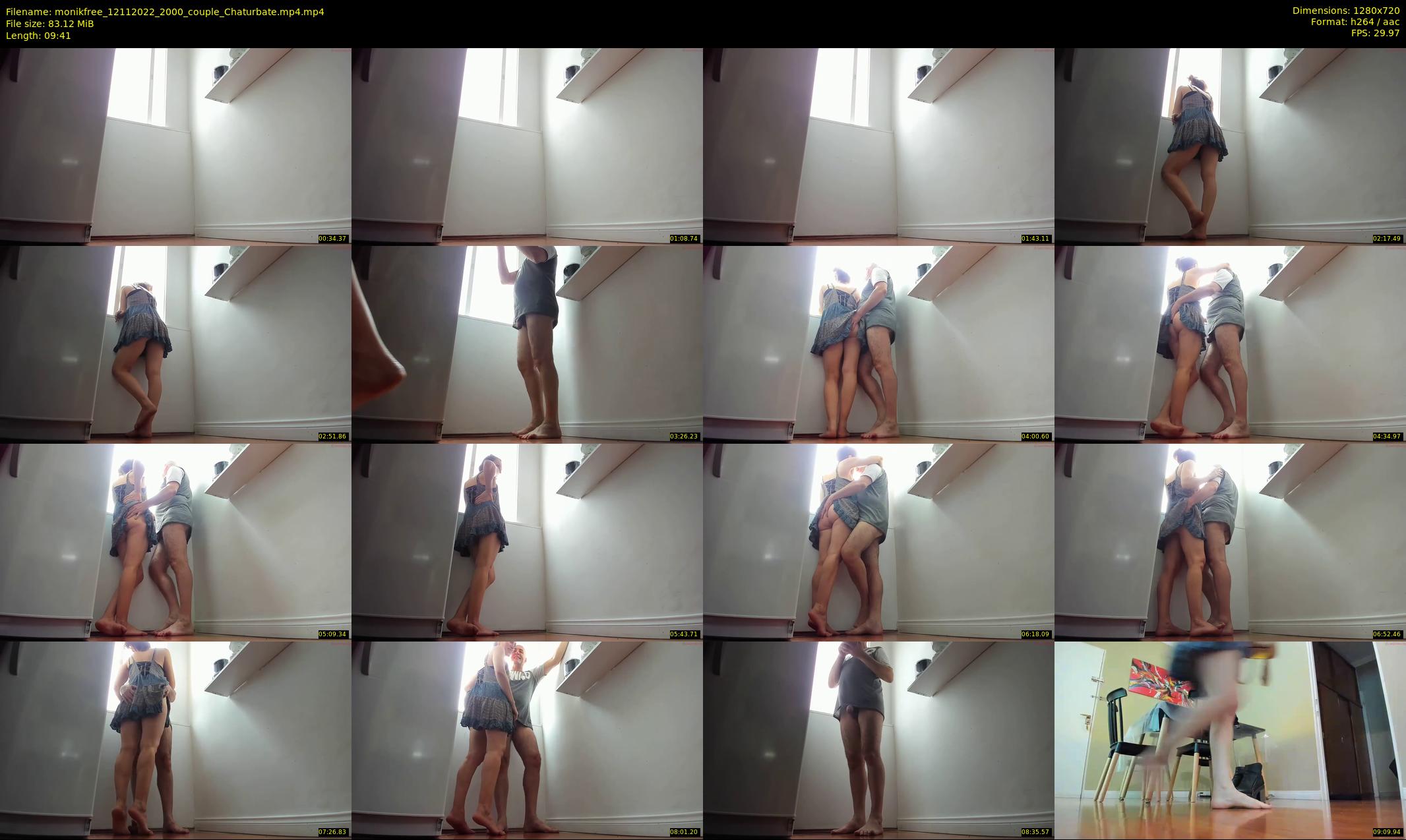 monikfree — 10 minute Chaturbate couple cam show recording, 720p, Nov 12, 2022