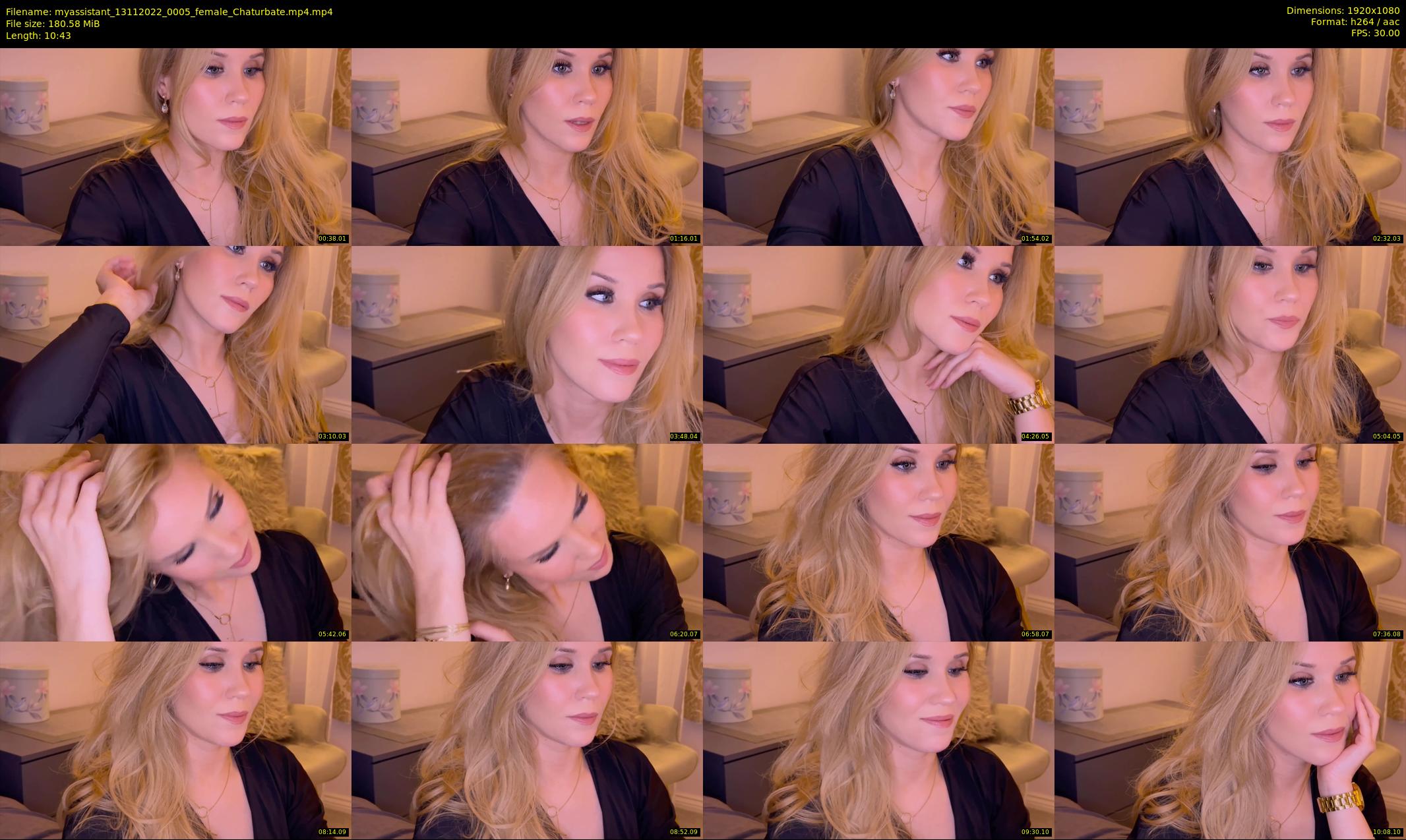 myassistant — 11 minute Chaturbate female cam show recording, 1080p, Nov 13, 2022
