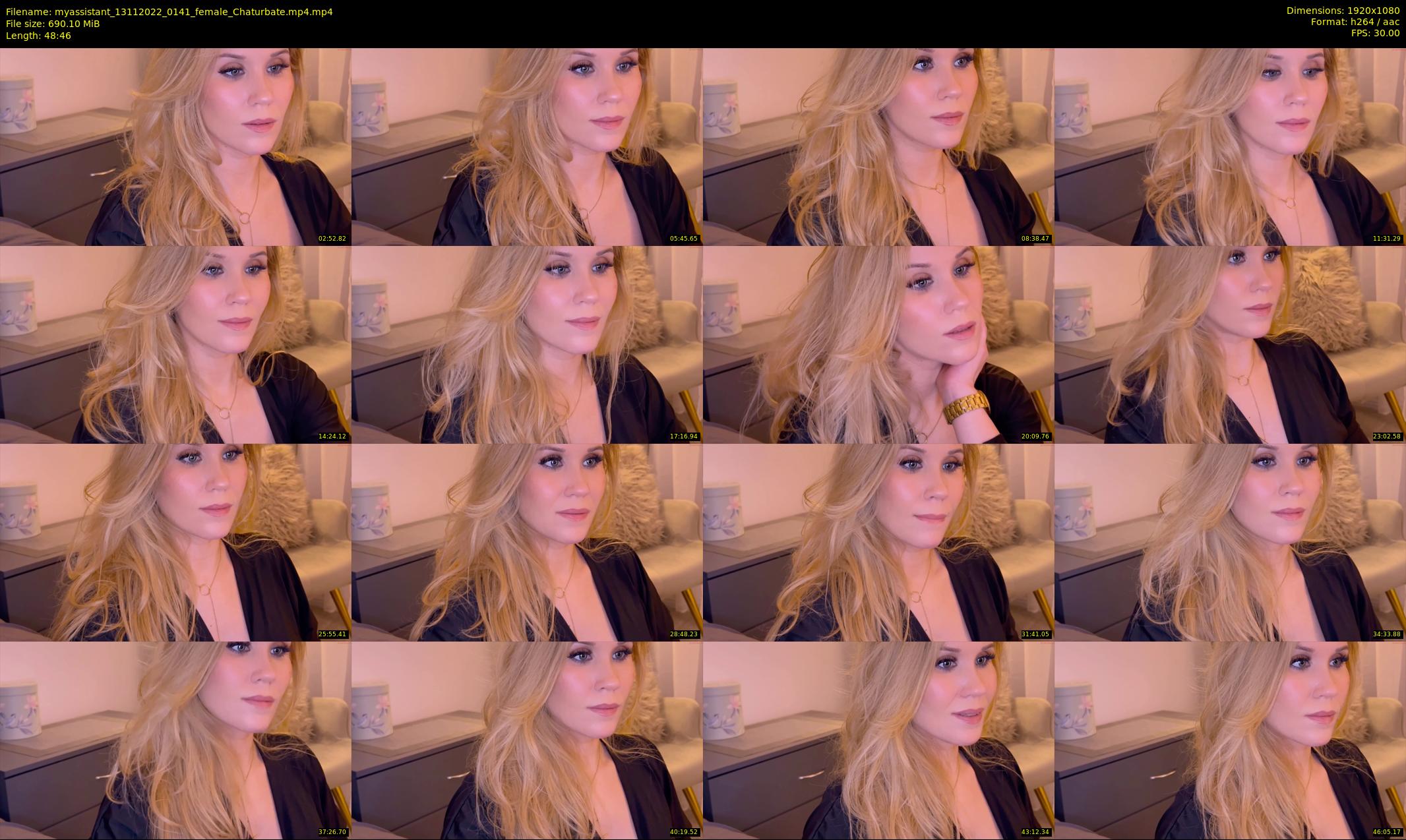 myassistant — 49 minute Chaturbate female cam show recording, 1080p, Nov 13, 2022