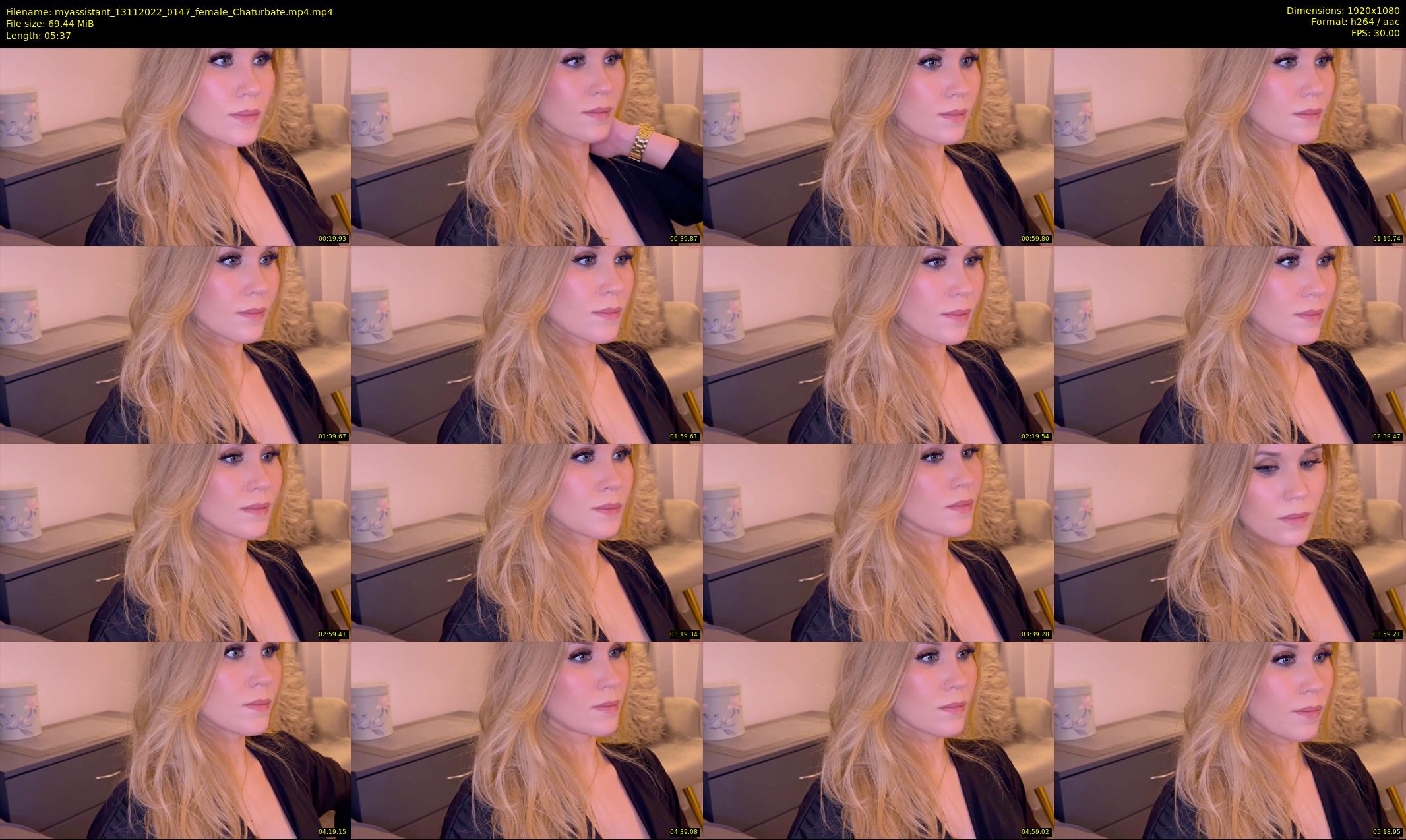 myassistant — 6 minute Chaturbate female cam show recording, 1080p, Nov 13, 2022