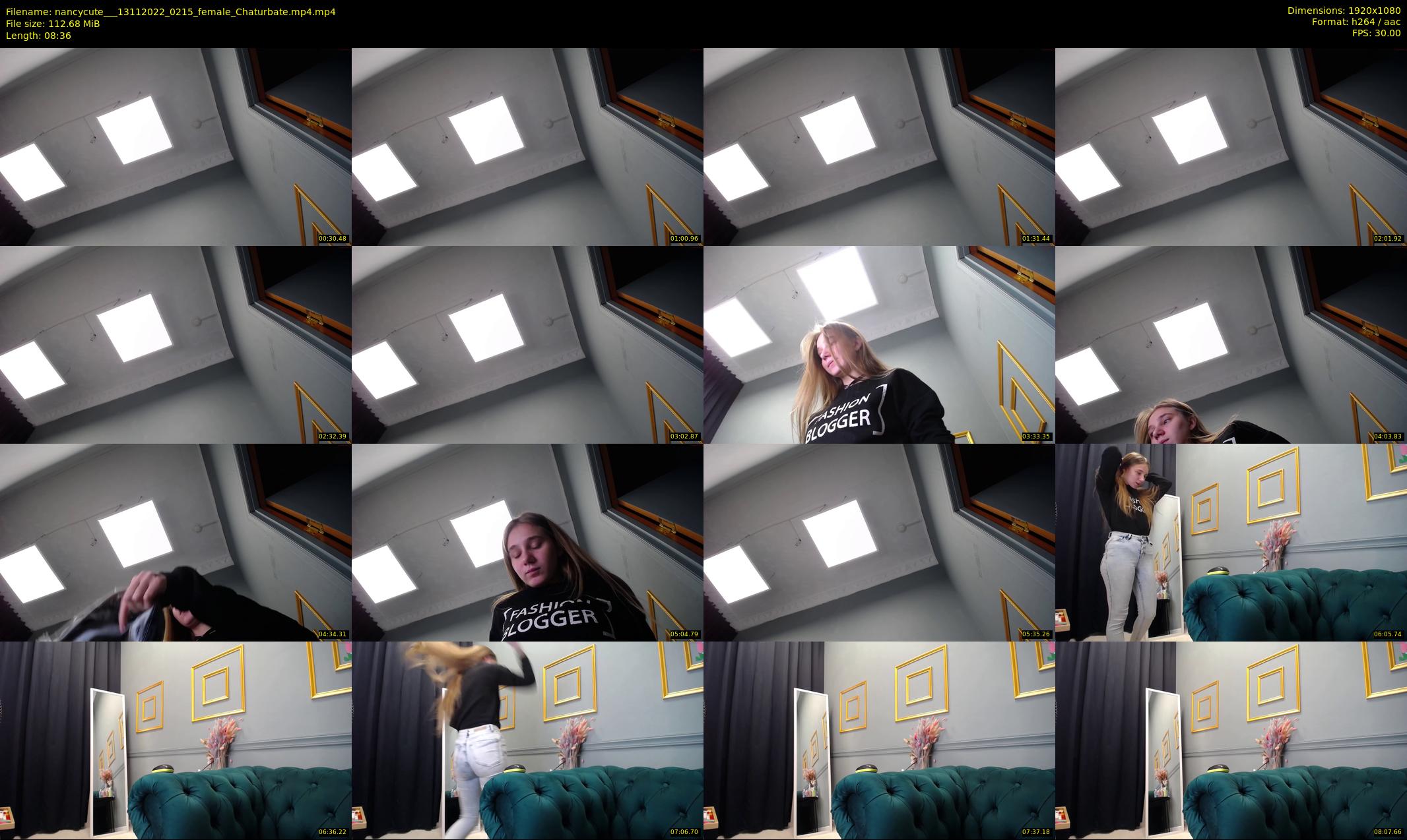 nancycute__ — 9 minute Chaturbate female cam show recording, 1080p, Nov 13, 2022
