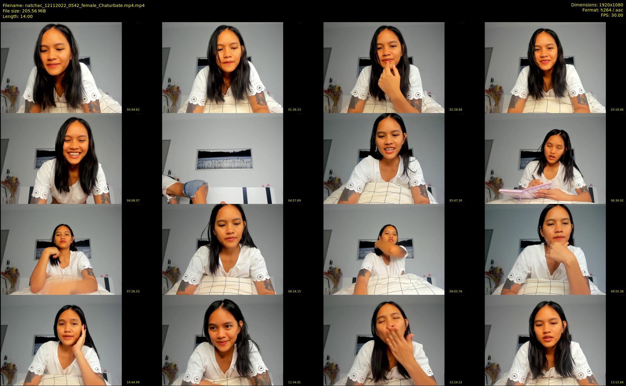 natchac — 14 minute Chaturbate female cam show recording, 1080p, Nov 12, 2022