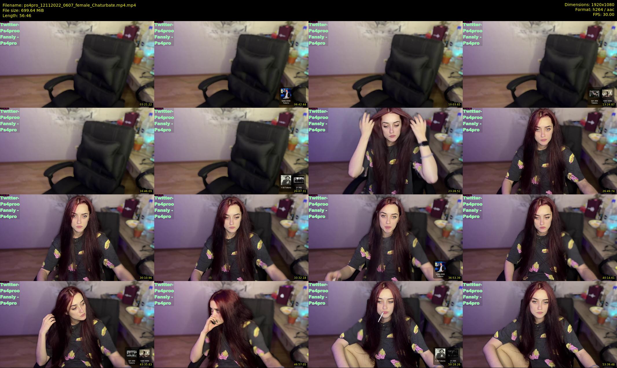 ps4pro — 57 minute Chaturbate female cam show recording, 1080p, Nov 12, 2022