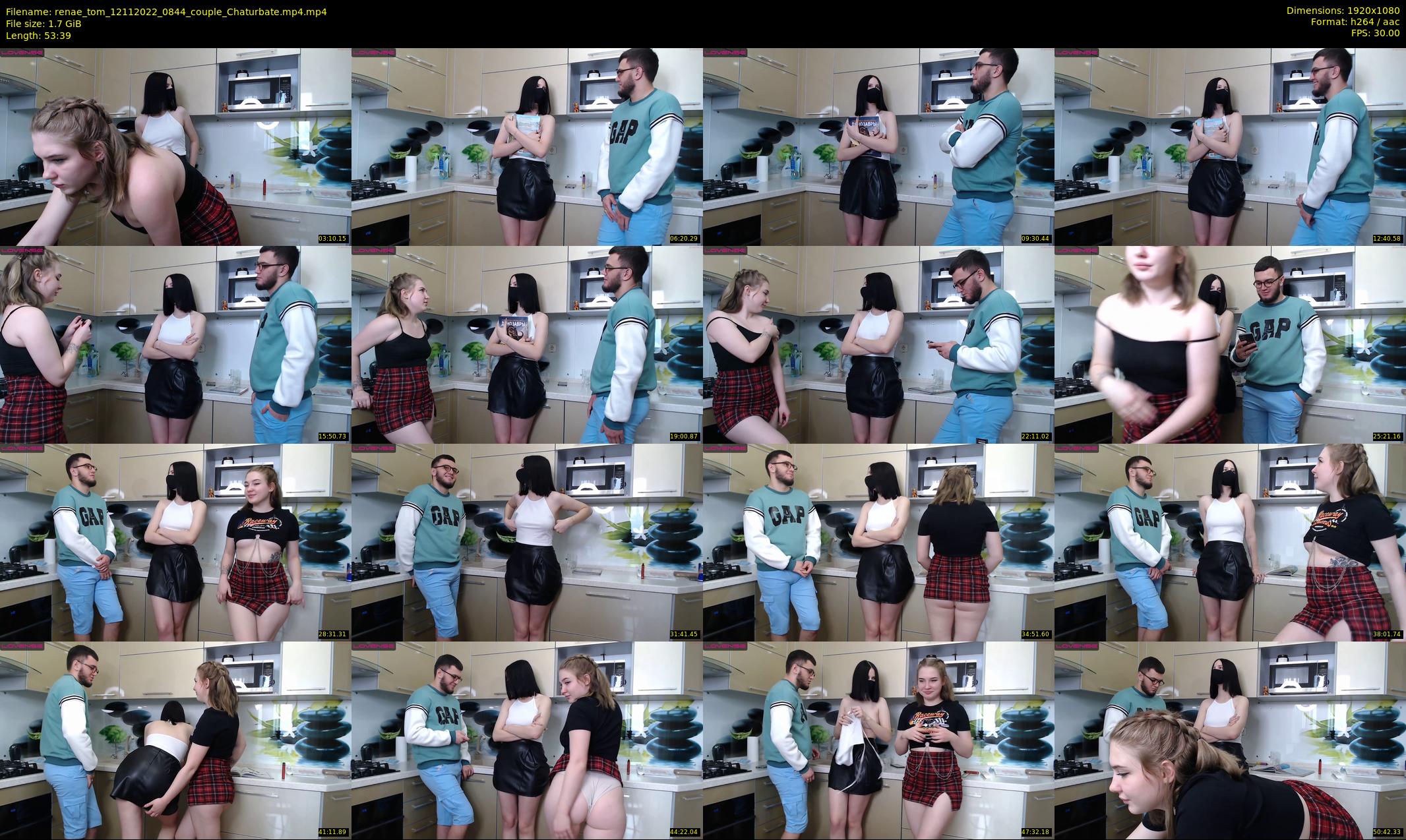 renae_tom — 54 minute Chaturbate couple cam show recording, 1080p, Nov 12, 2022
