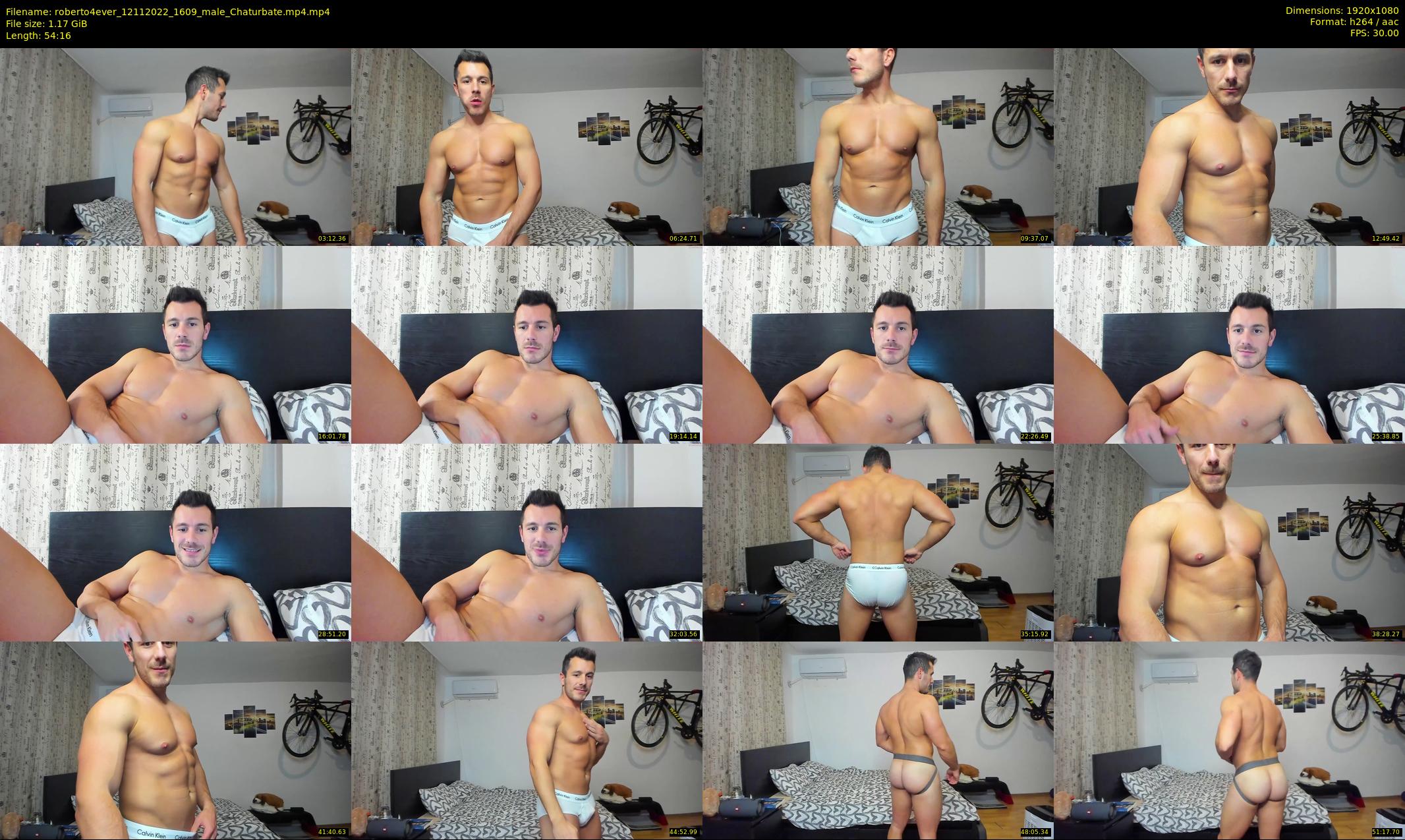 roberto4ever — 55 minute Chaturbate male cam show recording, 1080p, Nov 12, 2022