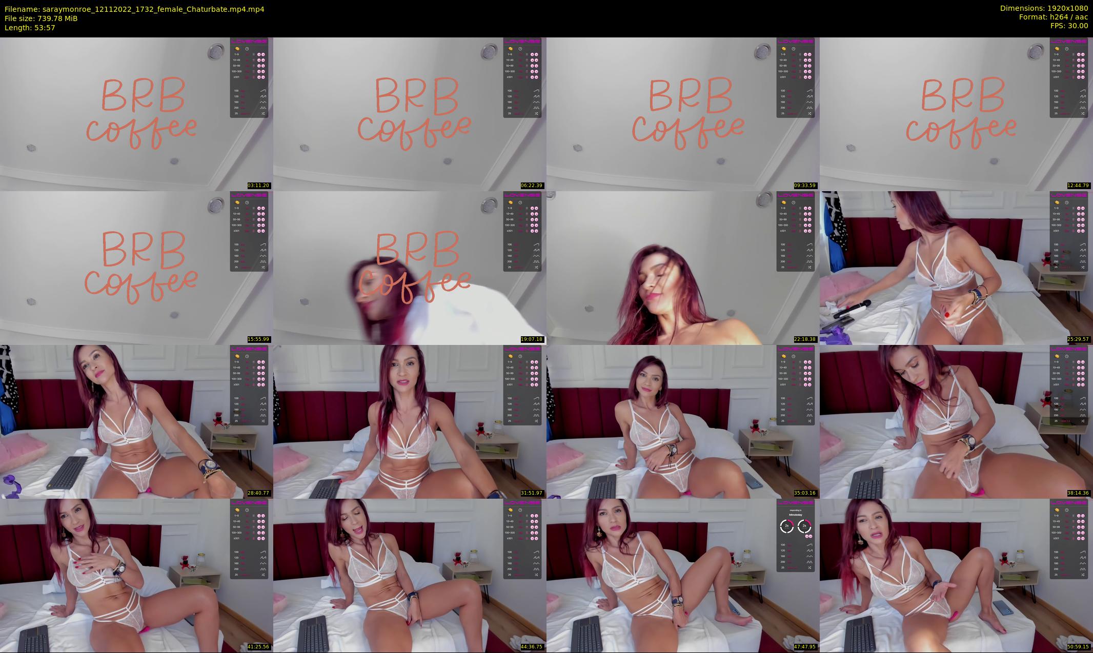 saraymonroe — 54 minute Chaturbate female cam show recording, 1080p, Nov 12, 2022