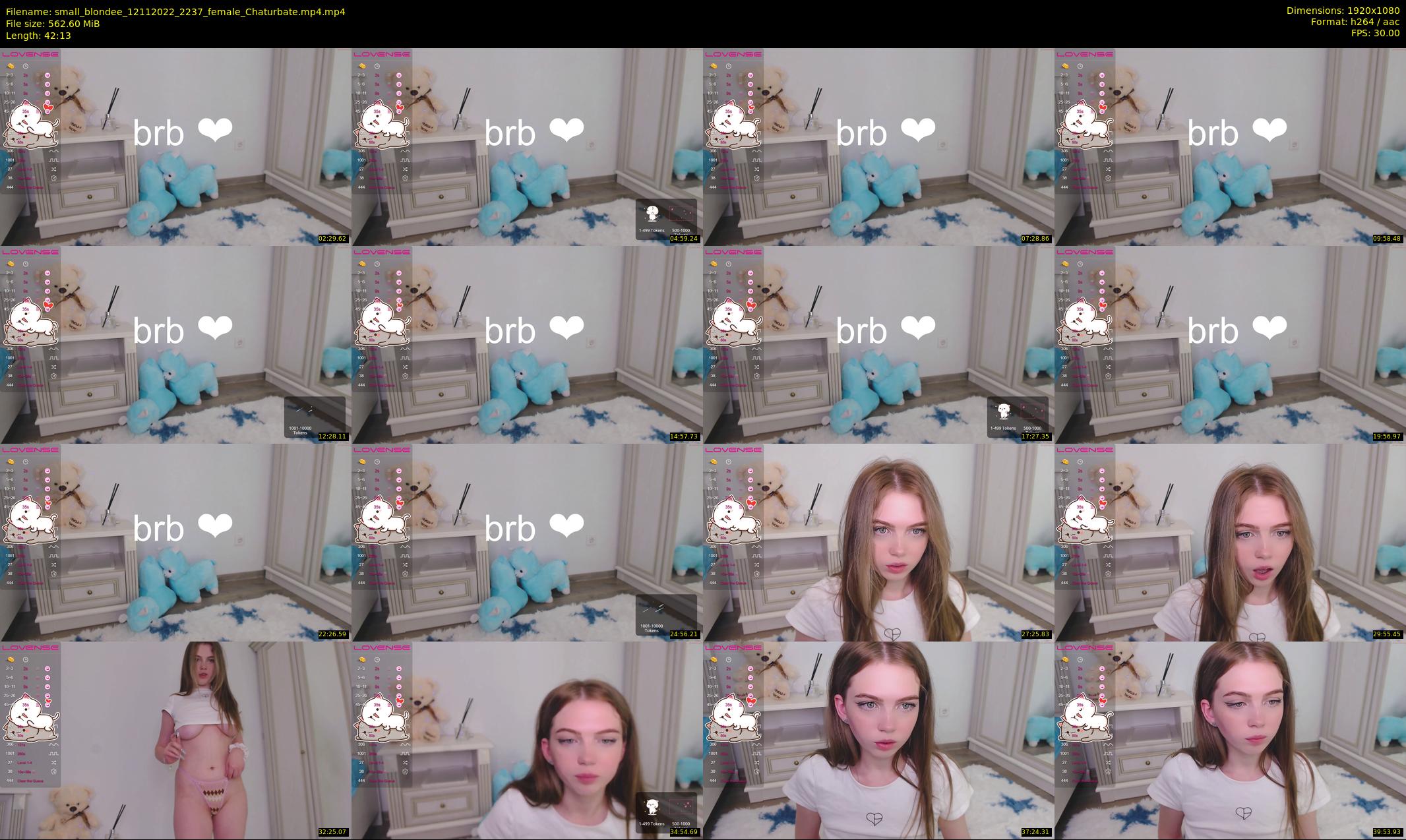 small_blondee — 43 minute Chaturbate female cam show recording, 1080p, Nov 12, 2022
