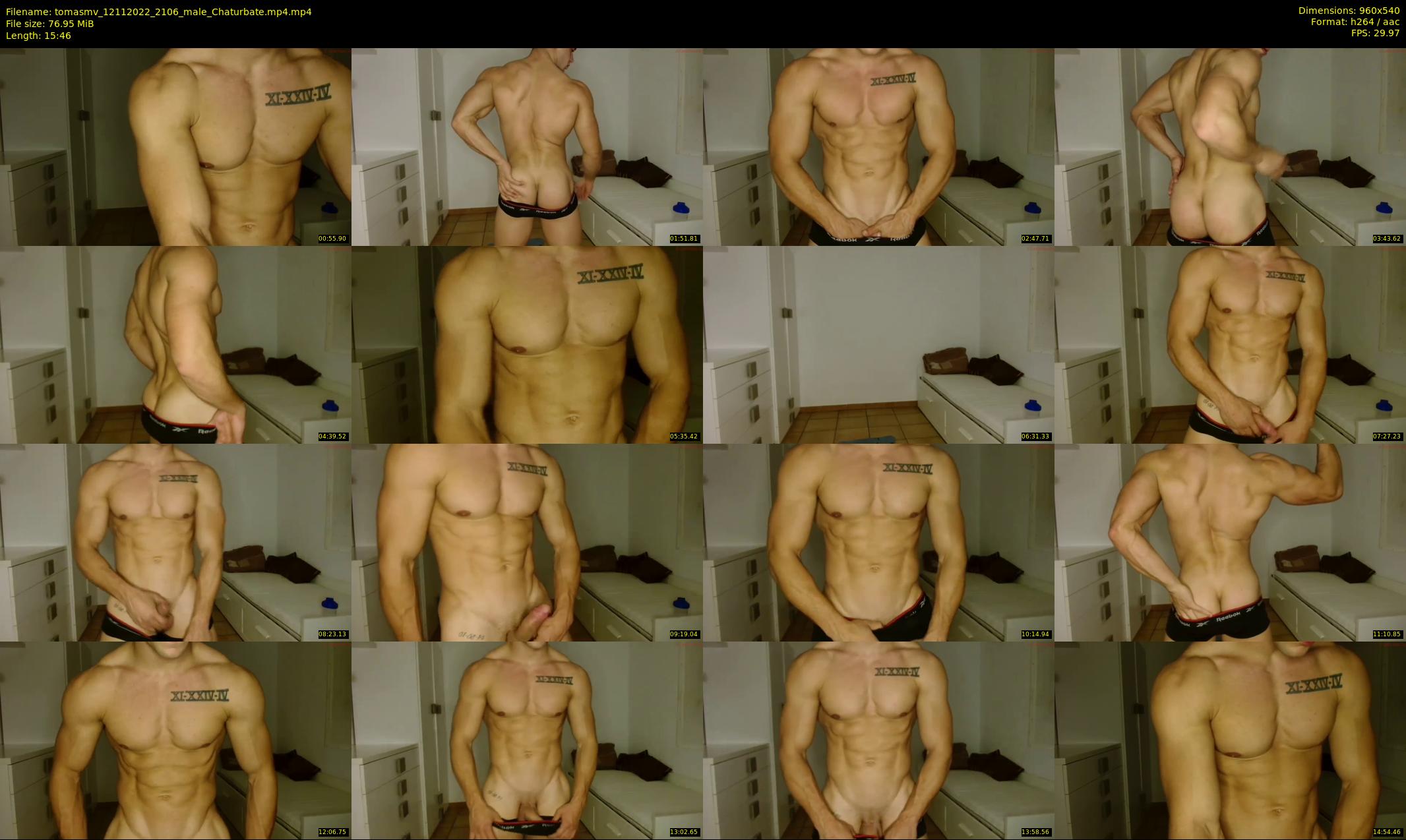 tomasmv — 16 minute Chaturbate male cam show recording, 480p, Nov 12, 2022