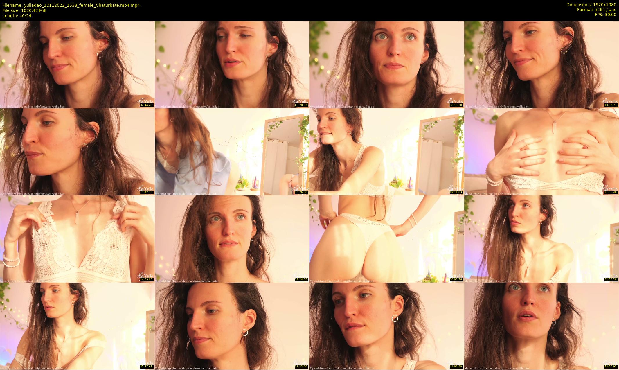 yulladao — 47 minute Chaturbate female cam show recording, 1080p, Nov 12, 2022