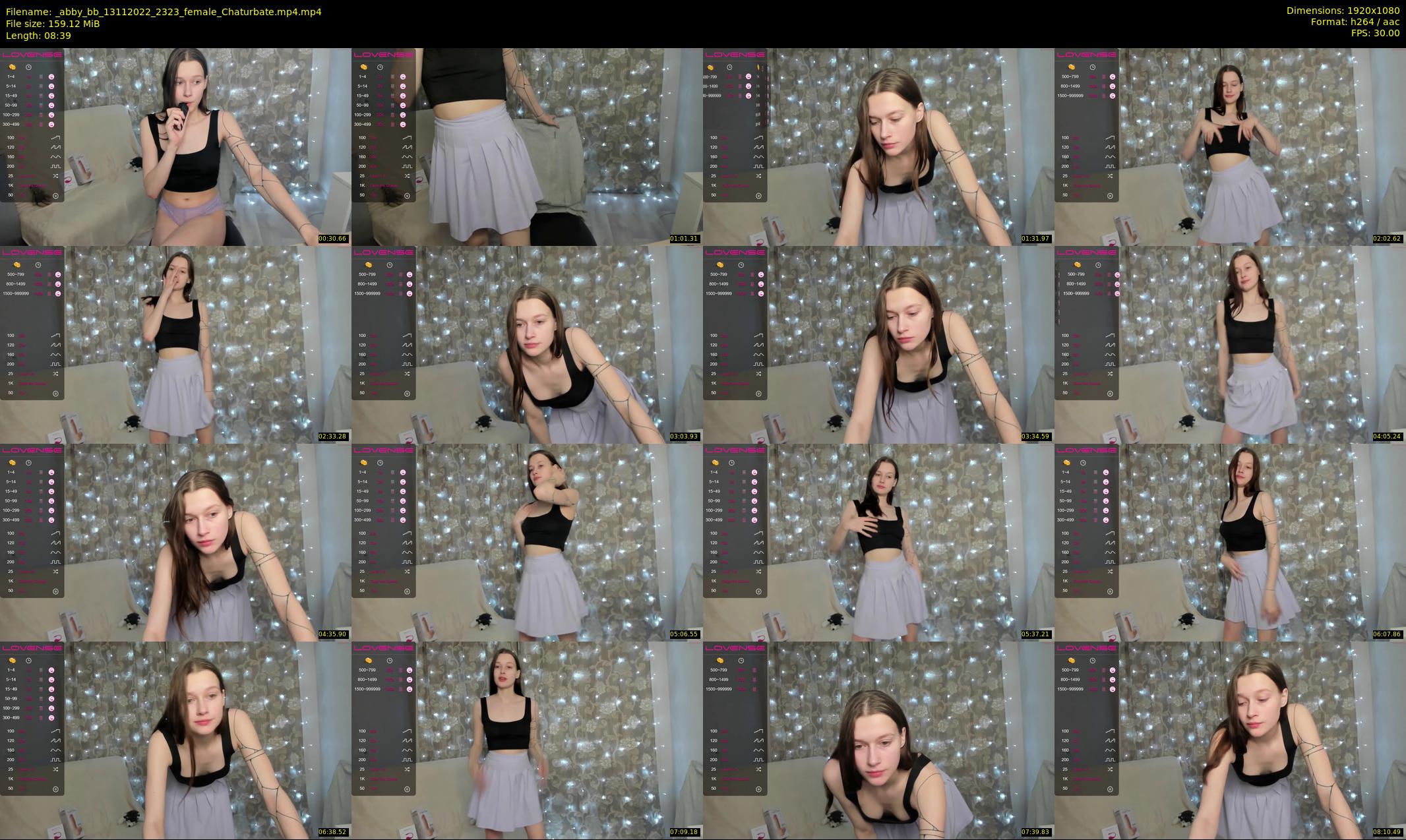 _abby_bb — 9 minute Chaturbate female cam show recording, 1080p, Nov 13, 2022