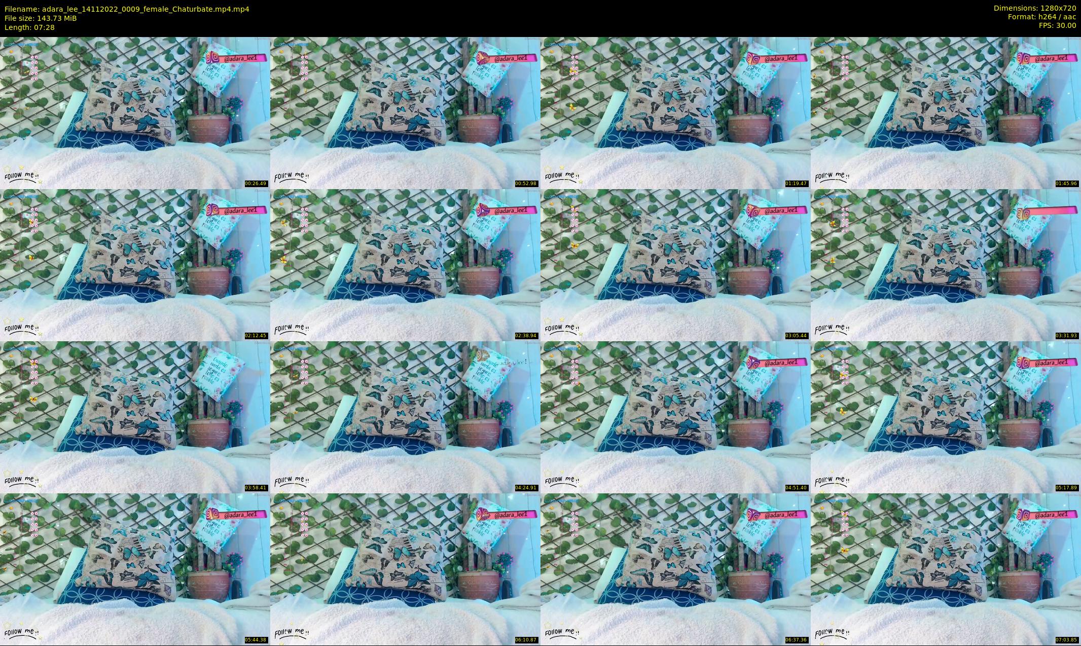 adara_lee — 8 minute Chaturbate female cam show recording, 720p, Nov 14, 2022