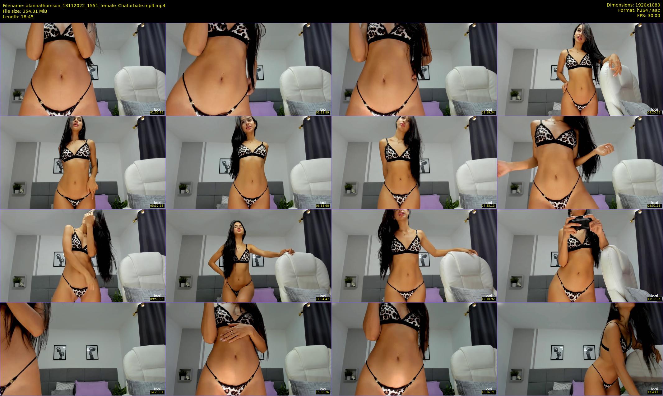 alannathomson — 19 minute Chaturbate female cam show recording, 1080p, Nov 13, 2022
