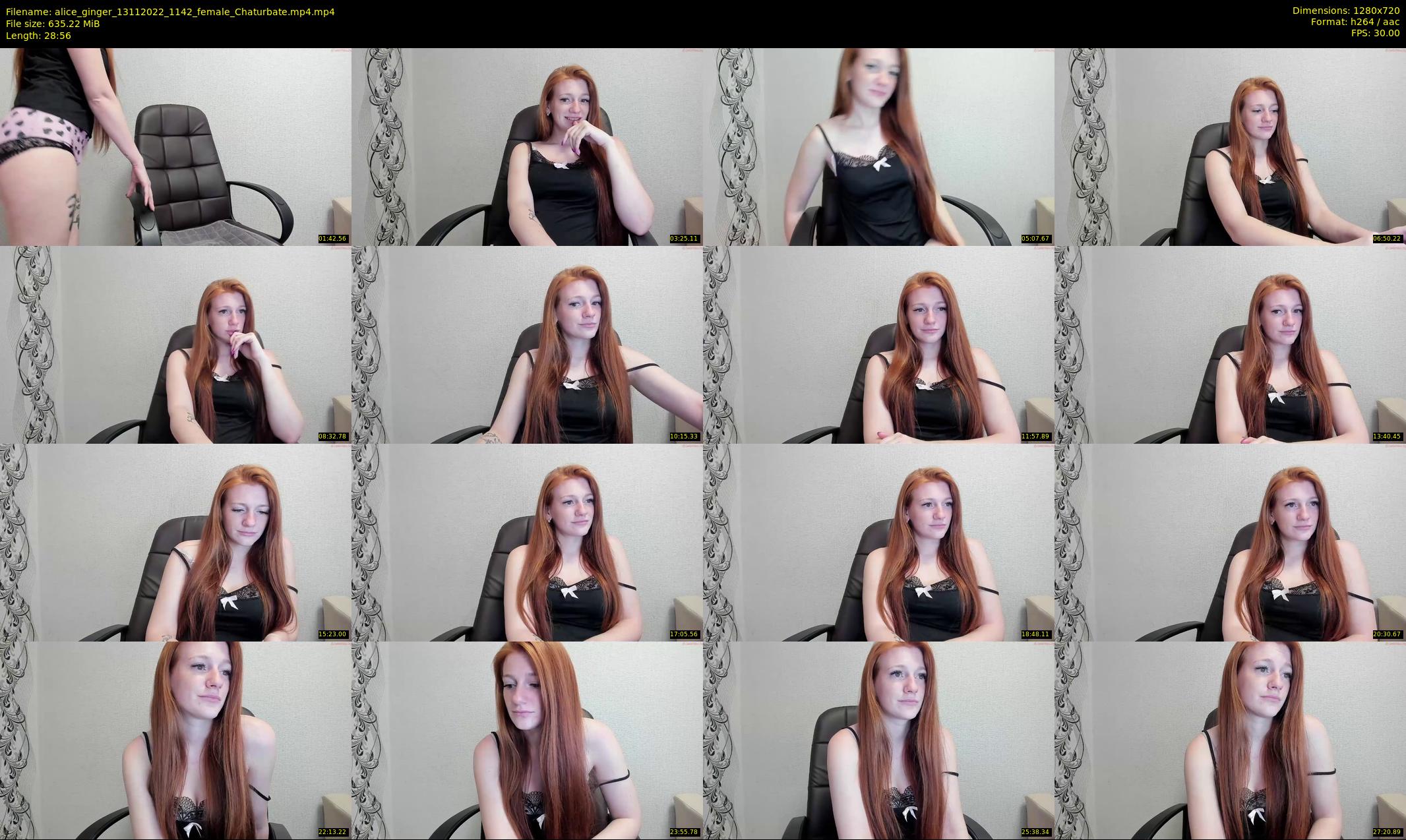 alice_ginger — 29 minute Chaturbate female cam show recording, 720p, Nov 13, 2022