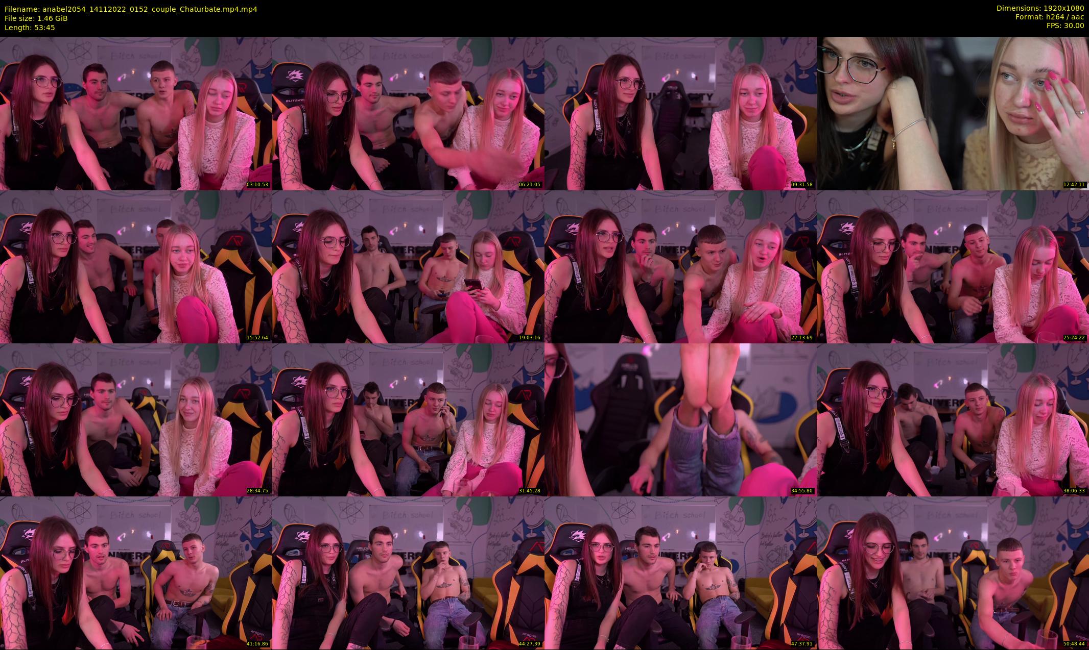 anabel2054 — 54 minute Chaturbate female cam show recording, 1080p, Nov 14, 2022