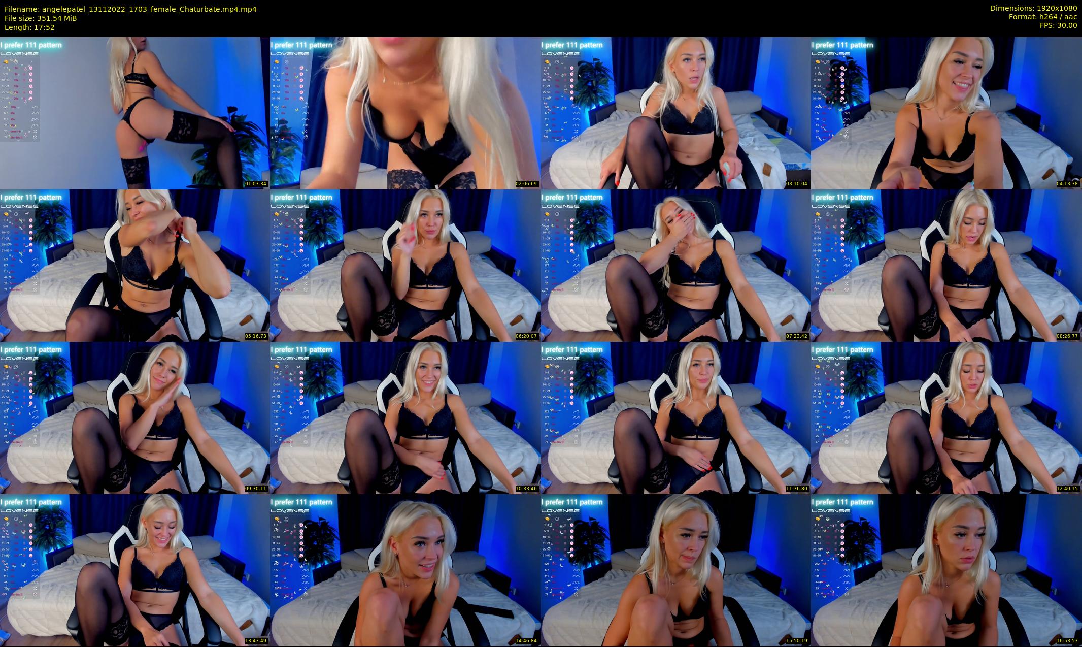 angelepatel — 18 minute Chaturbate female cam show recording, 1080p, Nov 13, 2022