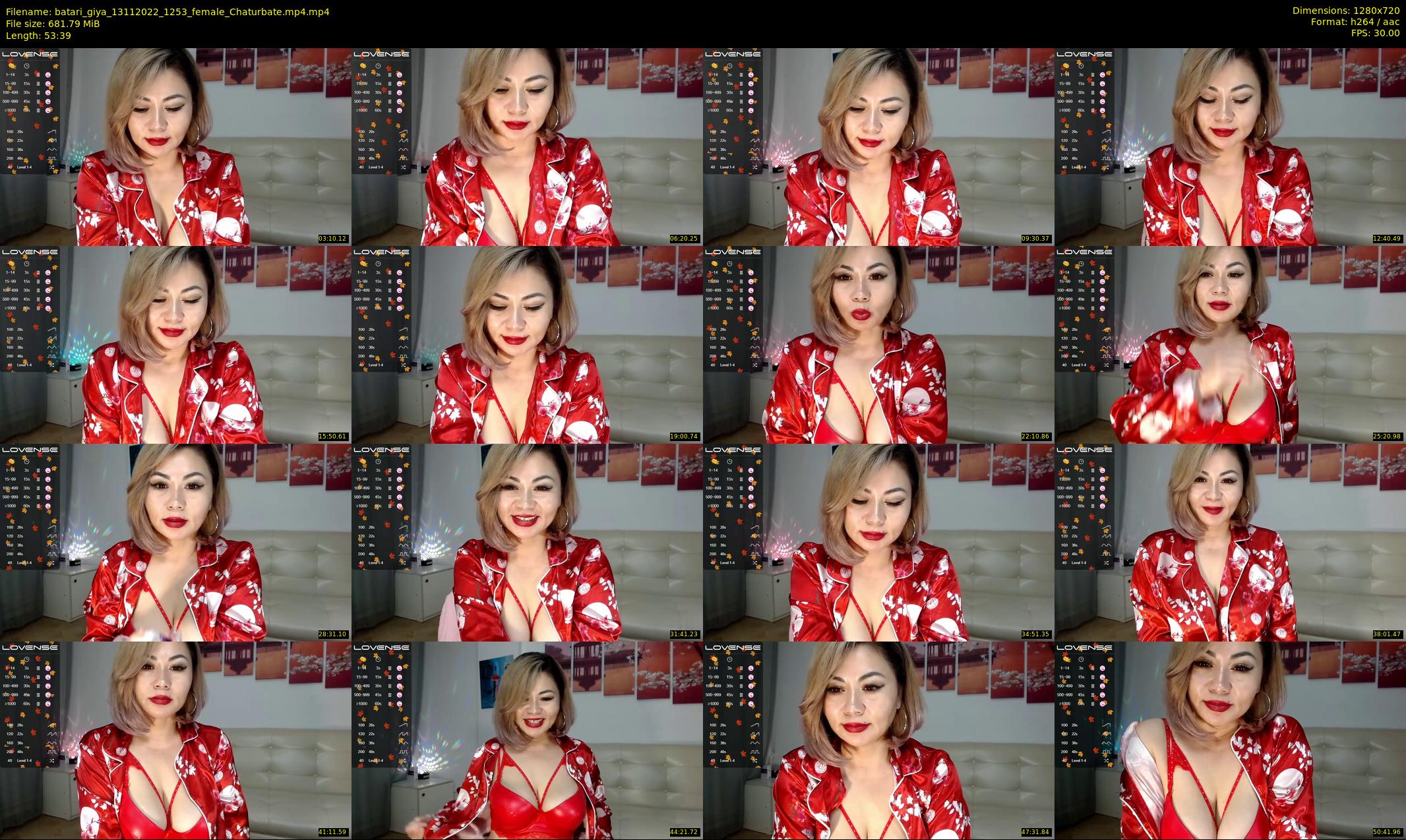 batari_giya — 54 minute Chaturbate female cam show recording, 720p, Nov 13, 2022