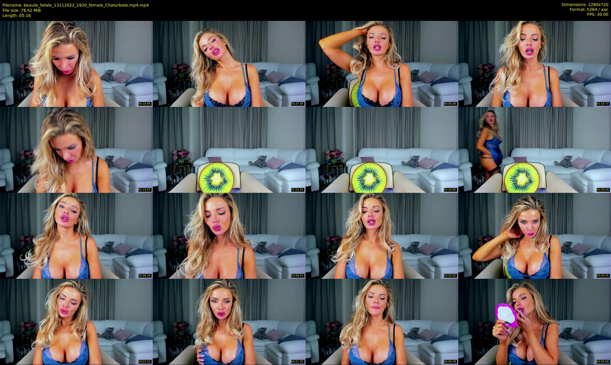 beaute_fatale — 6 minute Chaturbate female cam show recording, 720p, Nov 13, 2022