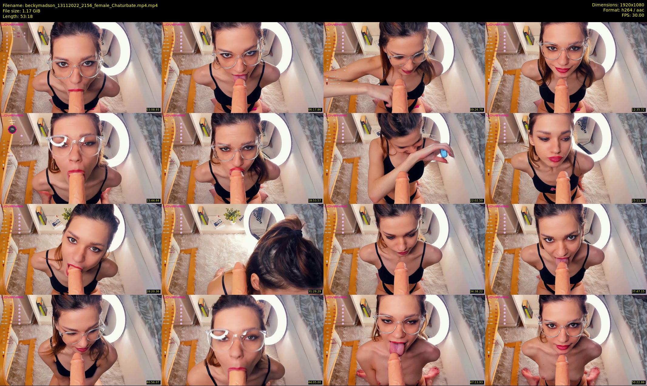 beckymadson — 54 minute Chaturbate female cam show recording, 1080p, Nov 13, 2022