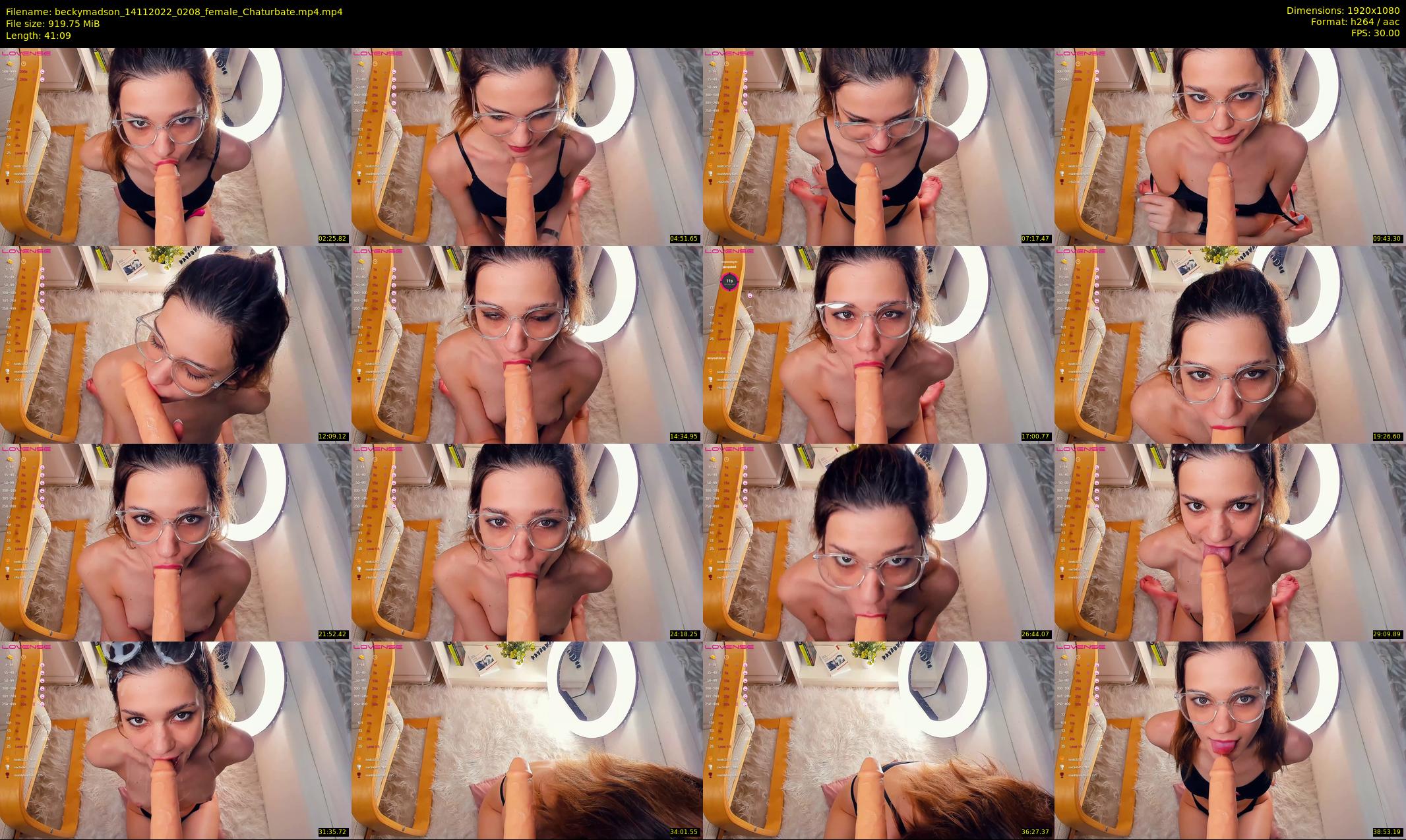 beckymadson — 42 minute Chaturbate female cam show recording, 1080p, Nov 14, 2022
