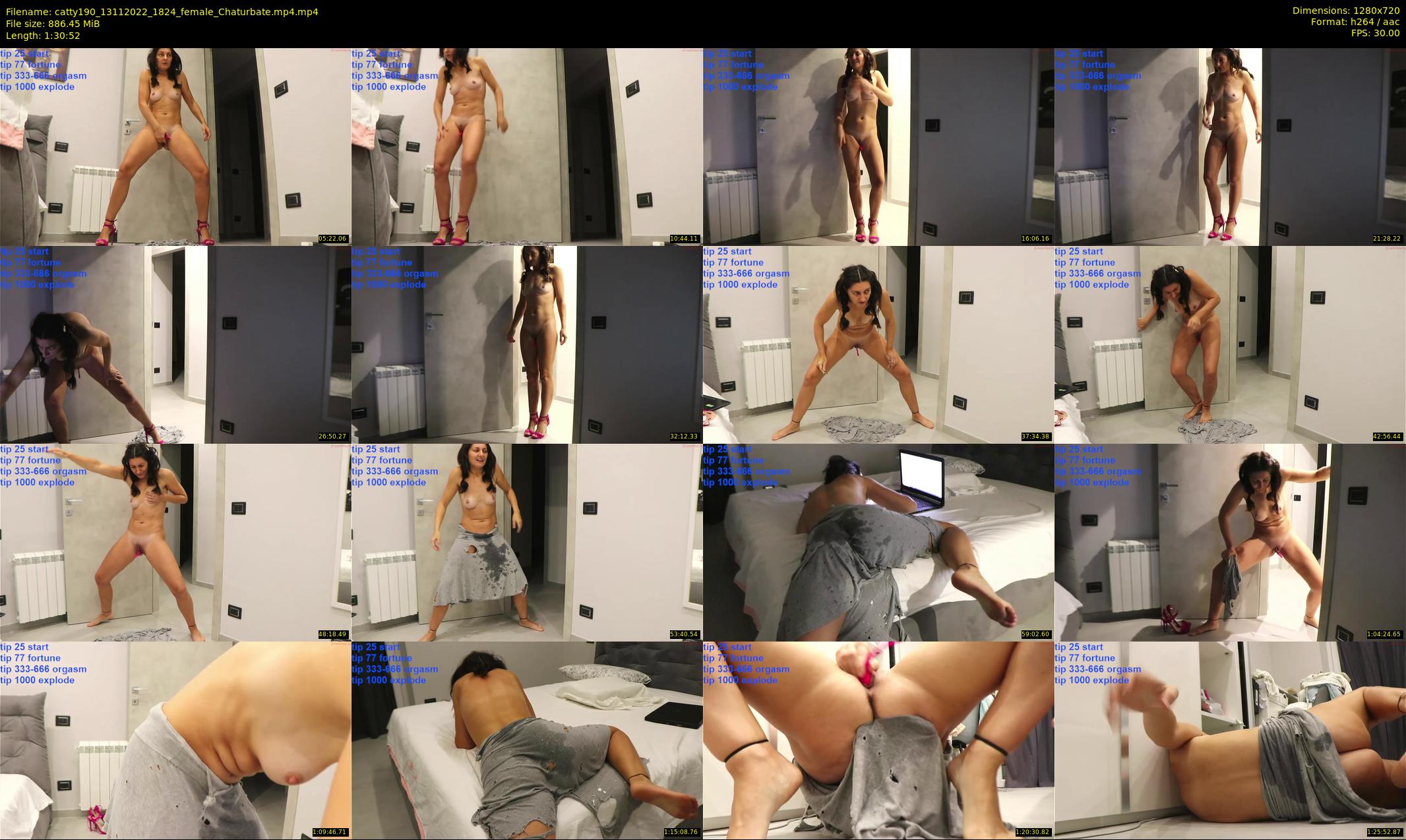 catty190 — 91 minute Chaturbate female cam show recording, 720p, Nov 13, 2022