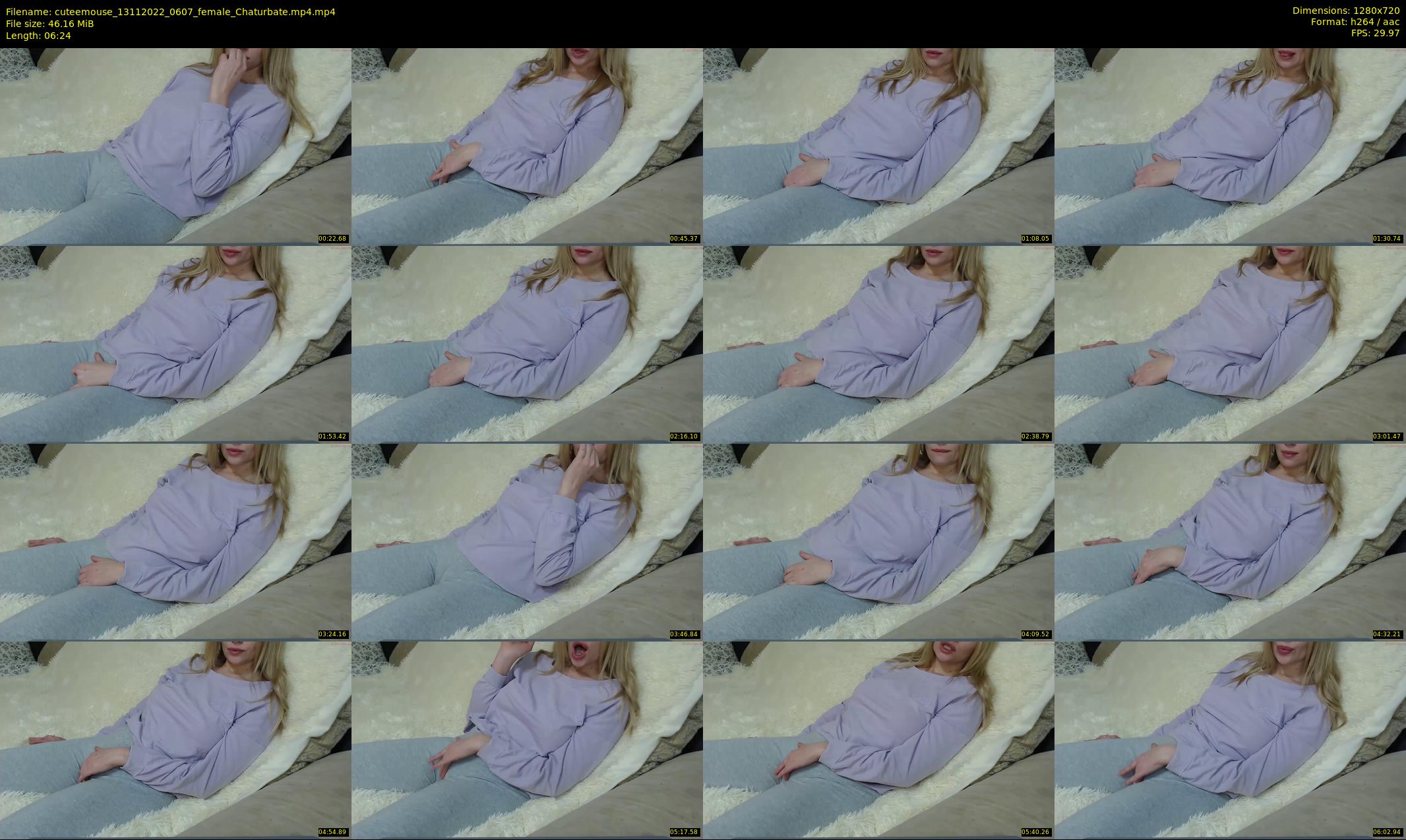 cuteemouse — 7 minute Chaturbate female cam show recording, 720p, Nov 13, 2022