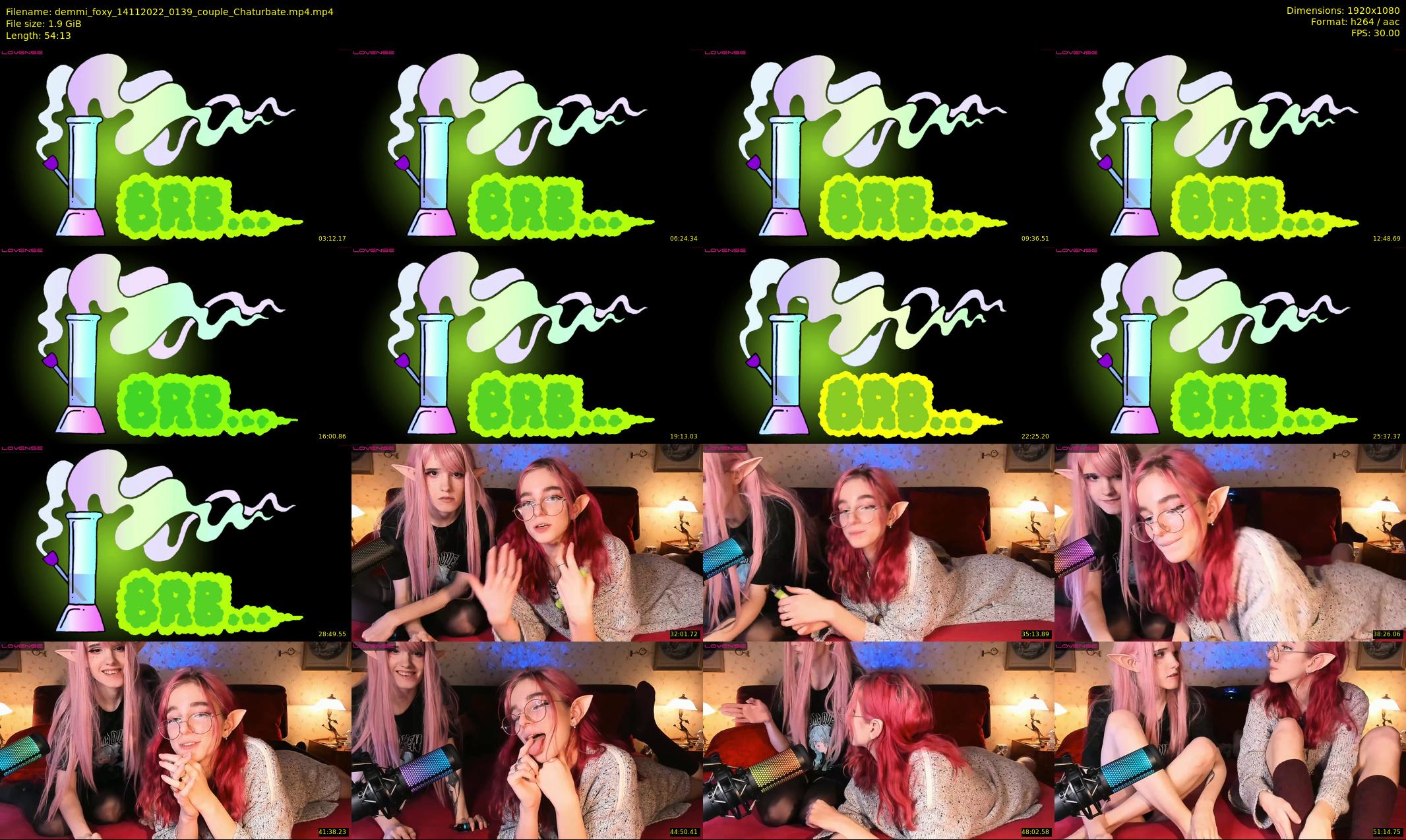 demmi_foxy — 55 minute Chaturbate couple cam show recording, 1080p, Nov 14, 2022