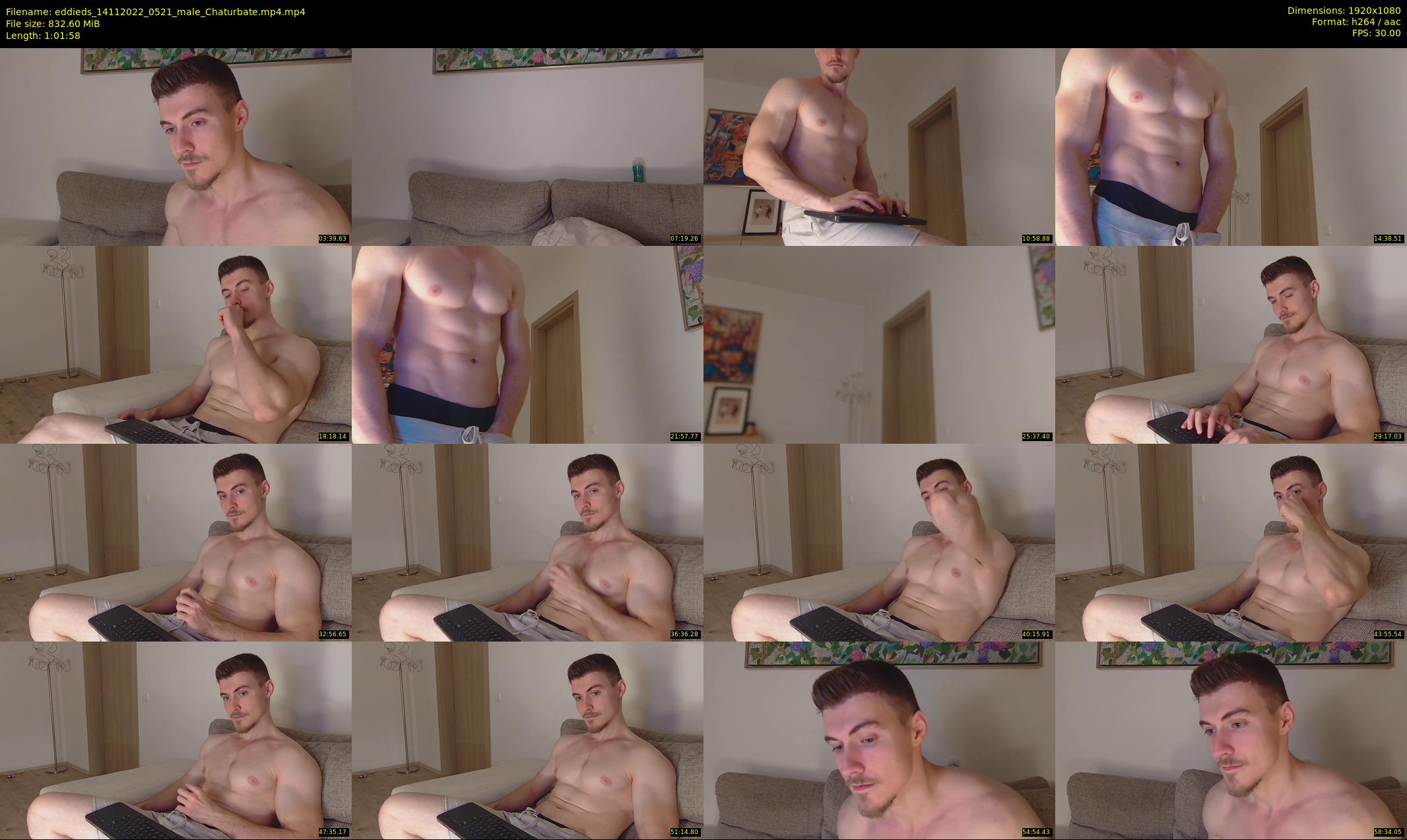 eddieds — 62 minute Chaturbate male cam show recording, 1080p, Nov 14, 2022