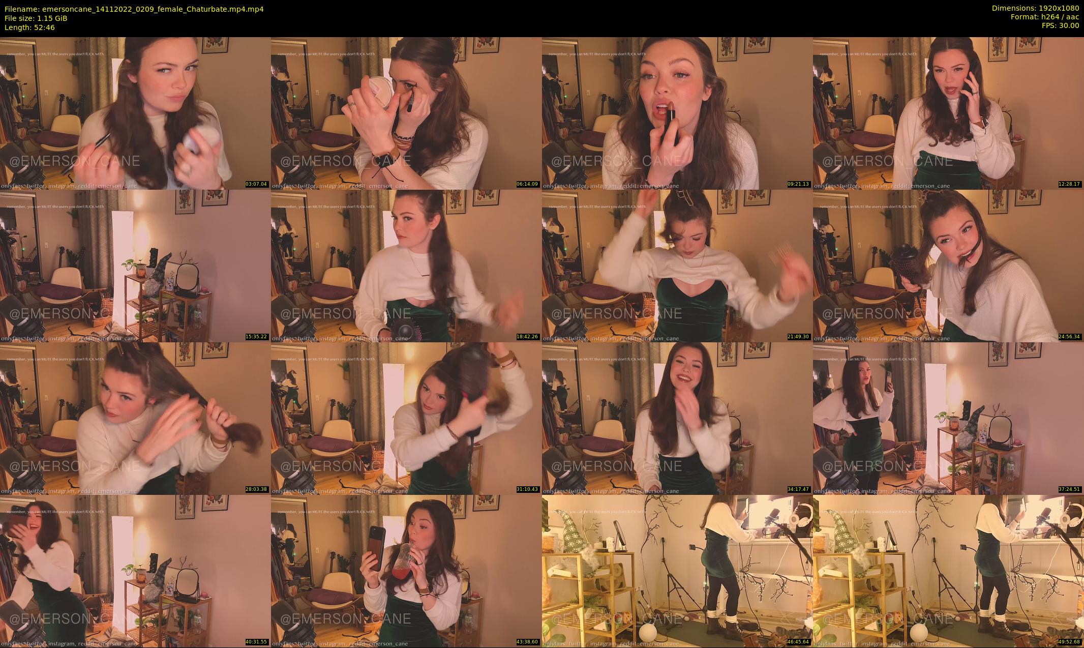 emersoncane — 53 minute Chaturbate female cam show recording, 1080p, Nov 14, 2022