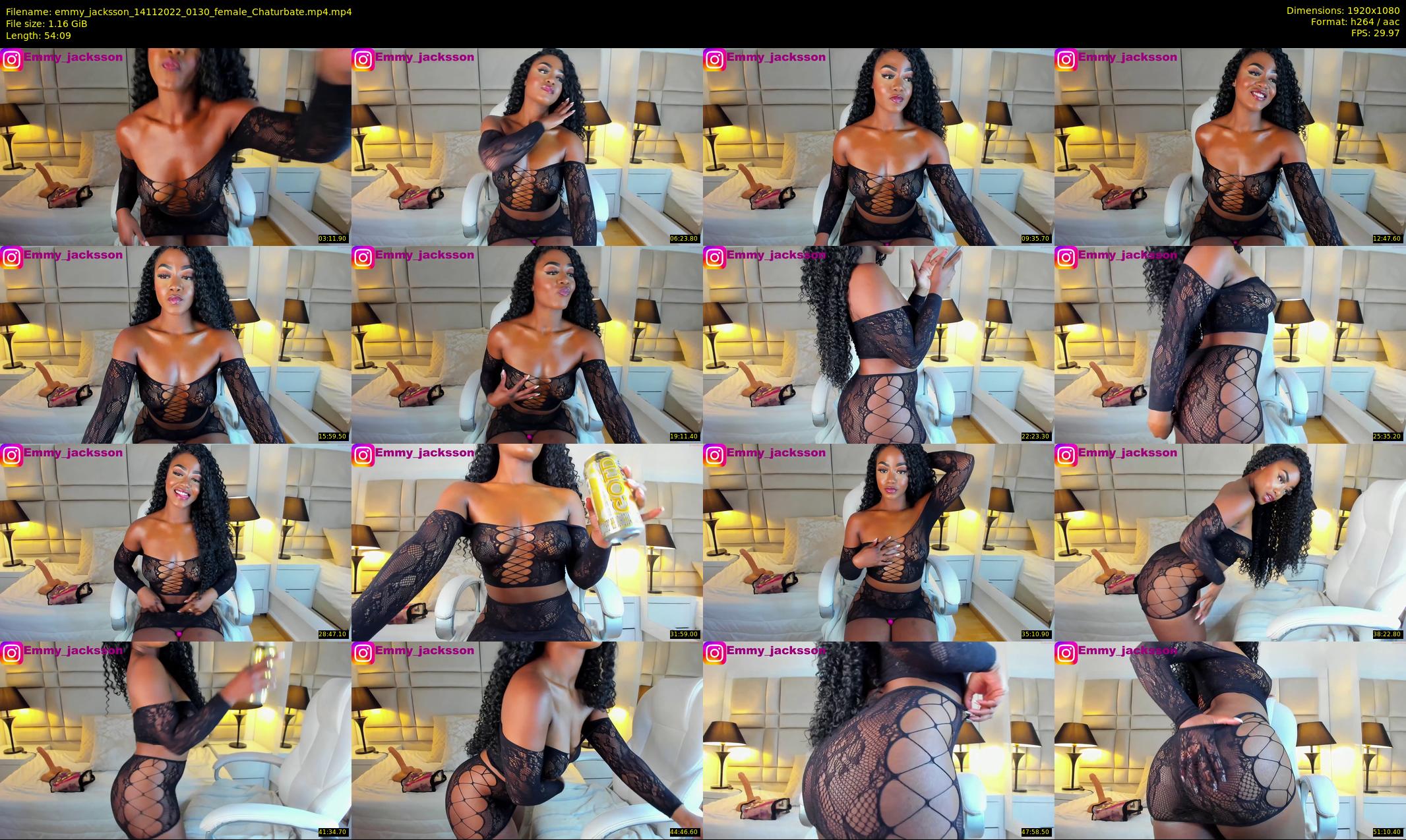 emmy_jacksson — 55 minute Chaturbate female cam show recording, 1080p, Nov 14, 2022