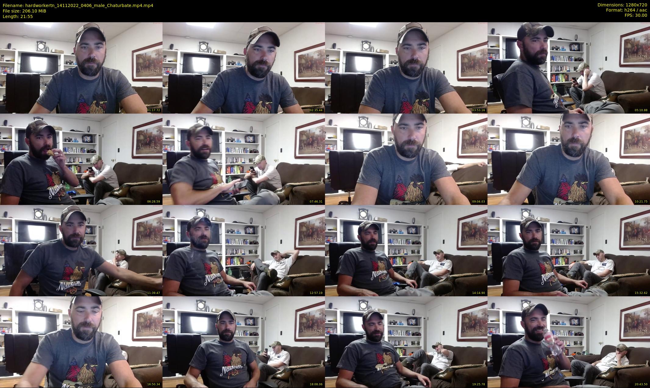 hardworkertn — 22 minute Chaturbate male cam show recording, 720p, Nov 14, 2022