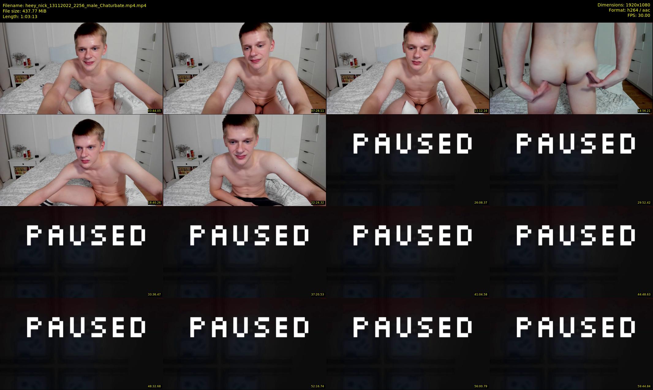 heey_nick — 64 minute Chaturbate male cam show recording, 1080p, Nov 13, 2022
