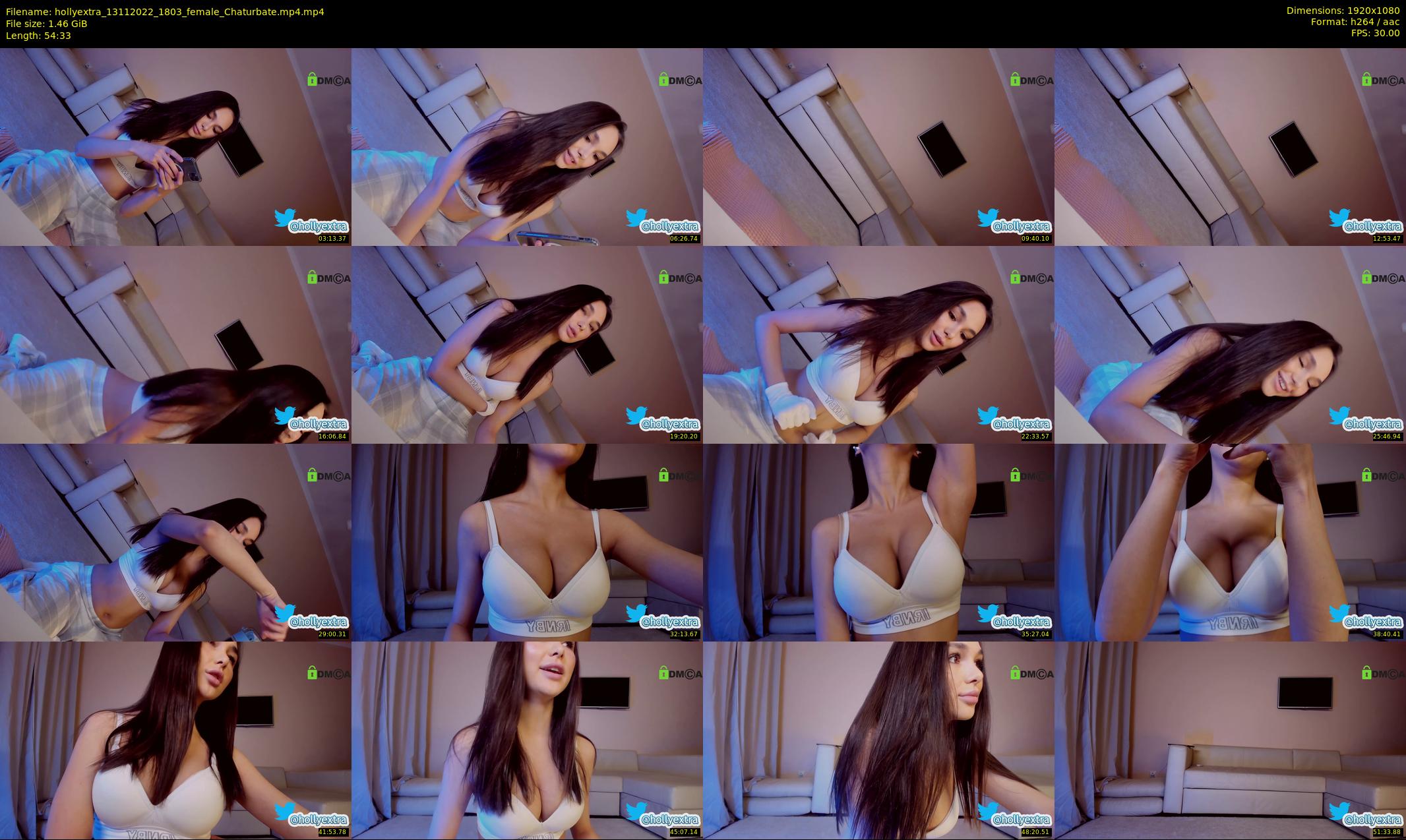 hollyextra — 55 minute Chaturbate female cam show recording, 1080p, Nov 13, 2022