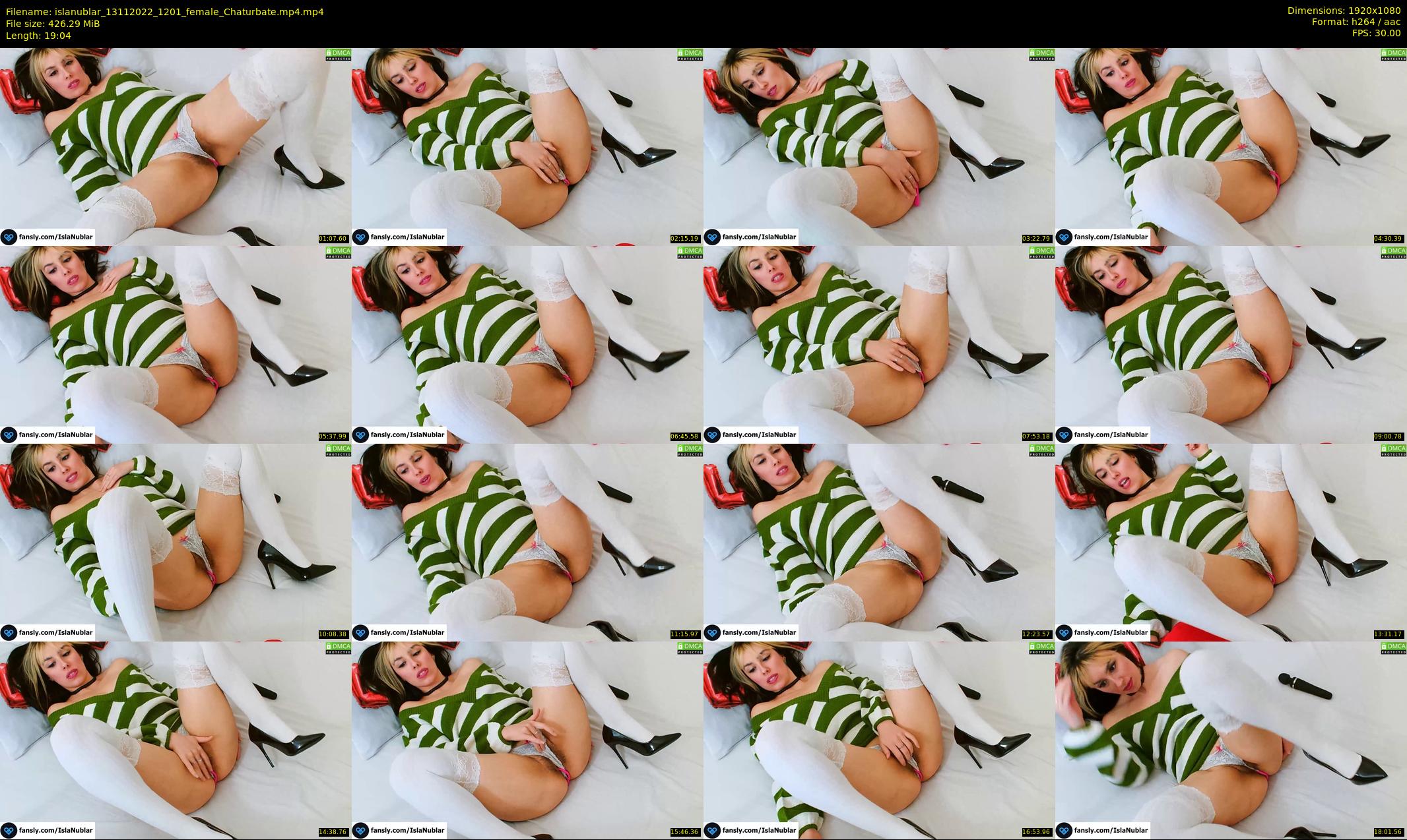islanublar — 20 minute Chaturbate female cam show recording, 1080p, Nov 13, 2022