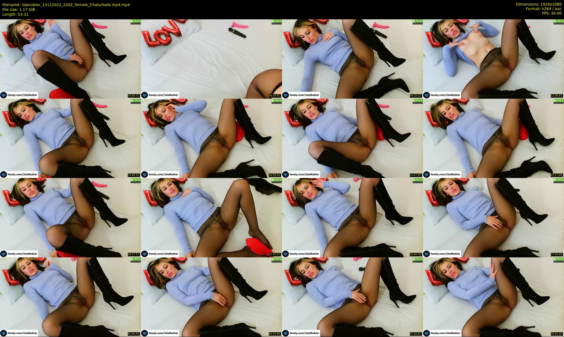 islanublar — 54 minute Chaturbate female cam show recording, 1080p, Nov 13, 2022