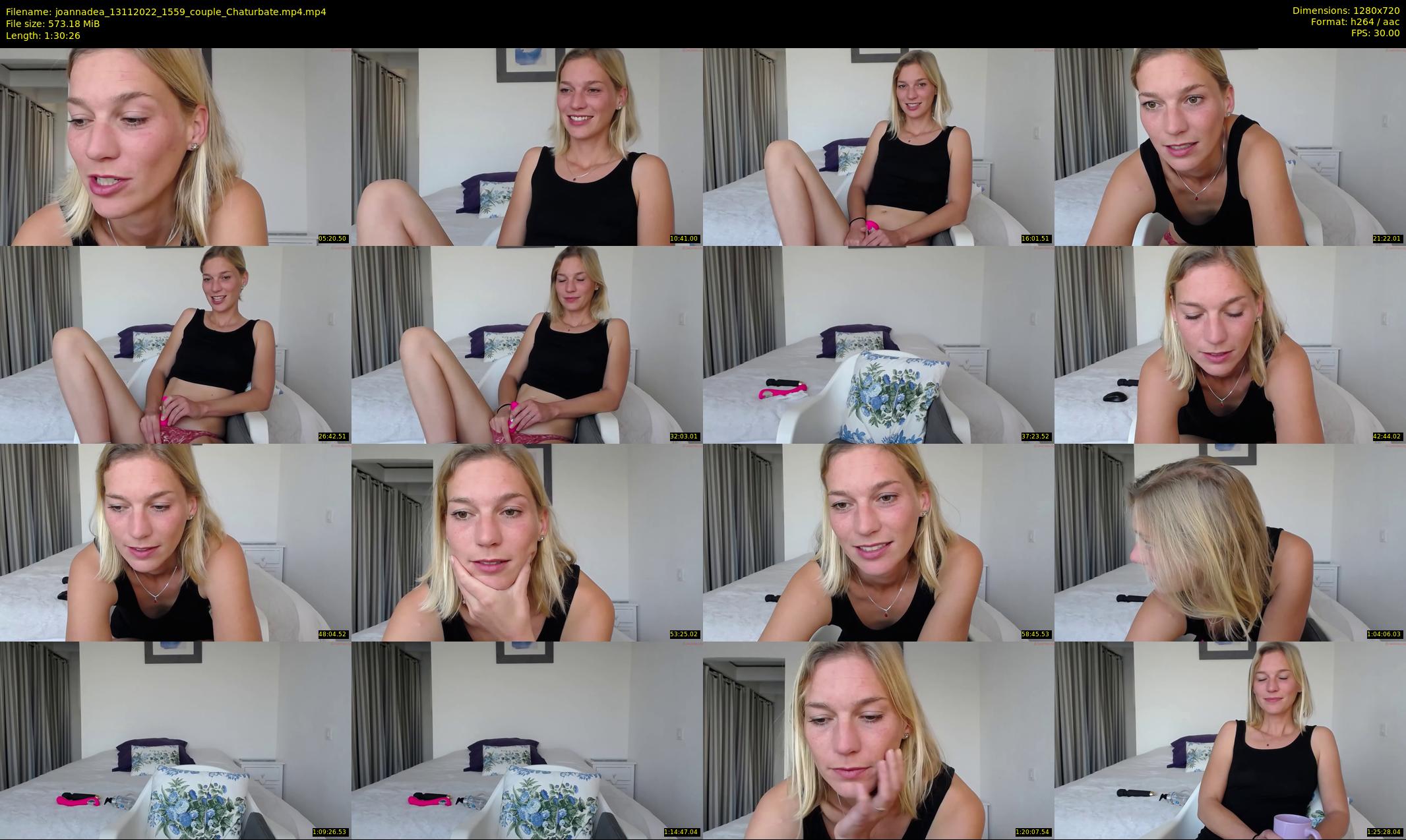 joannadea — 91 minute Chaturbate female cam show recording, 720p, Nov 13, 2022