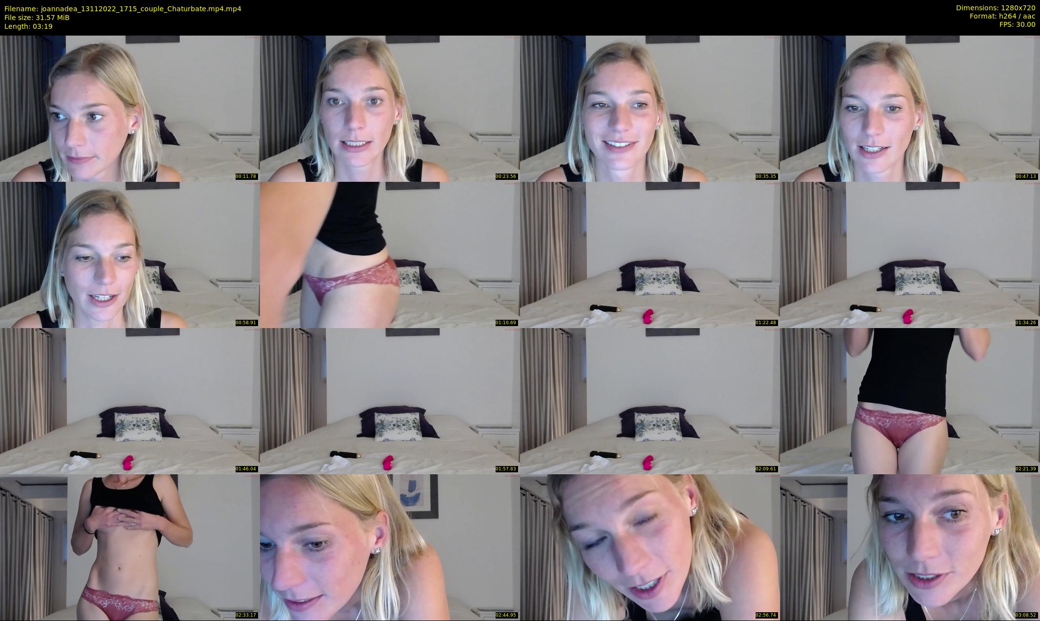 joannadea — 4 minute Chaturbate female cam show recording, 720p, Nov 13, 2022