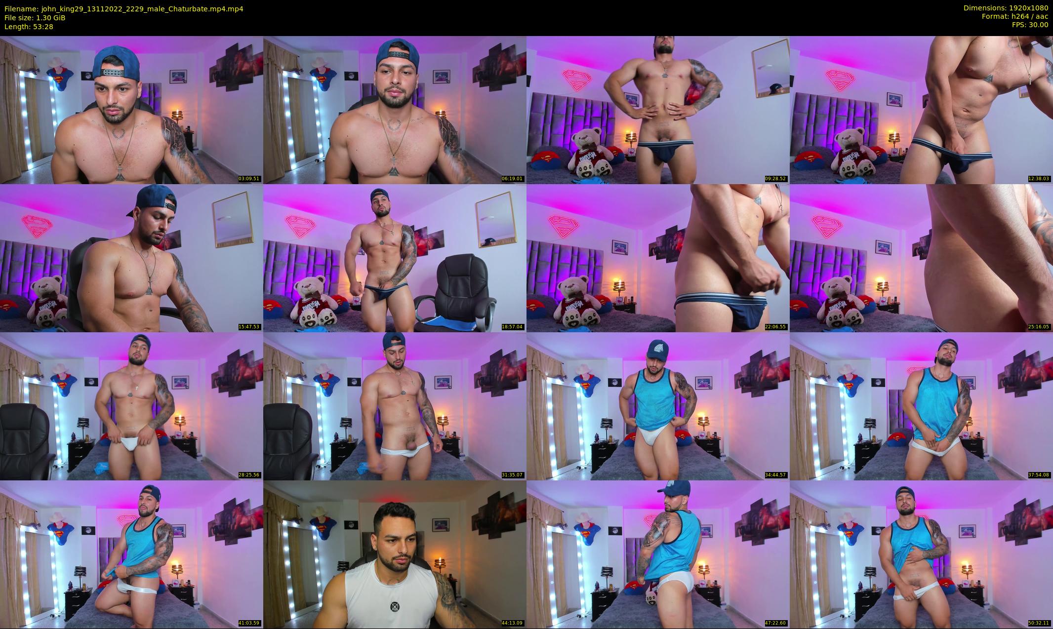 john_king29 — 54 minute Chaturbate male cam show recording, 1080p, Nov 13, 2022
