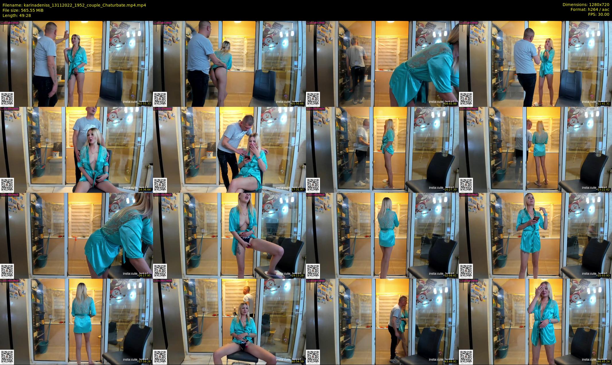 karinadeniss — 50 minute Chaturbate couple cam show recording, 720p, Nov 13, 2022