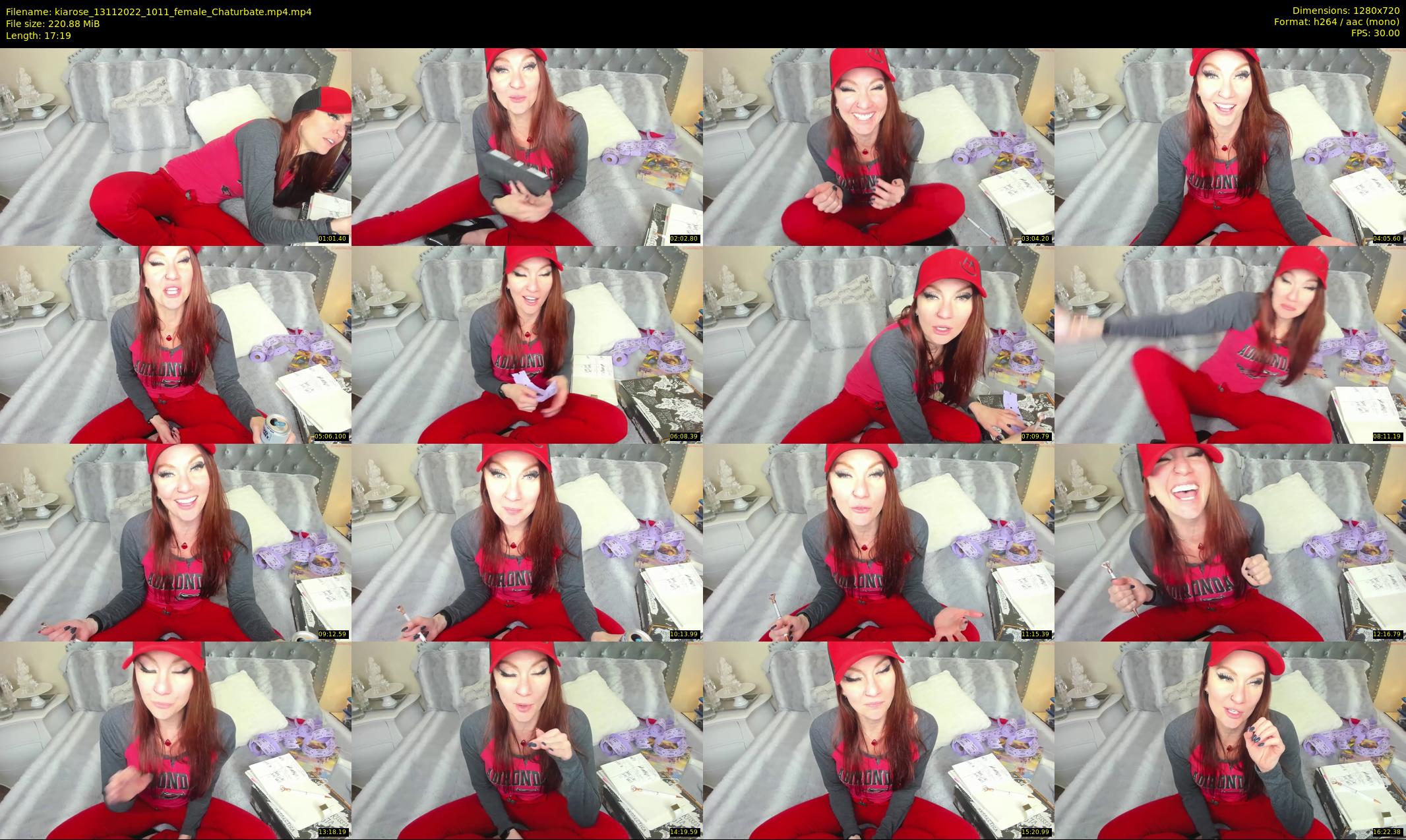 kiarose — 18 minute Chaturbate female cam show recording, 720p, Nov 13, 2022